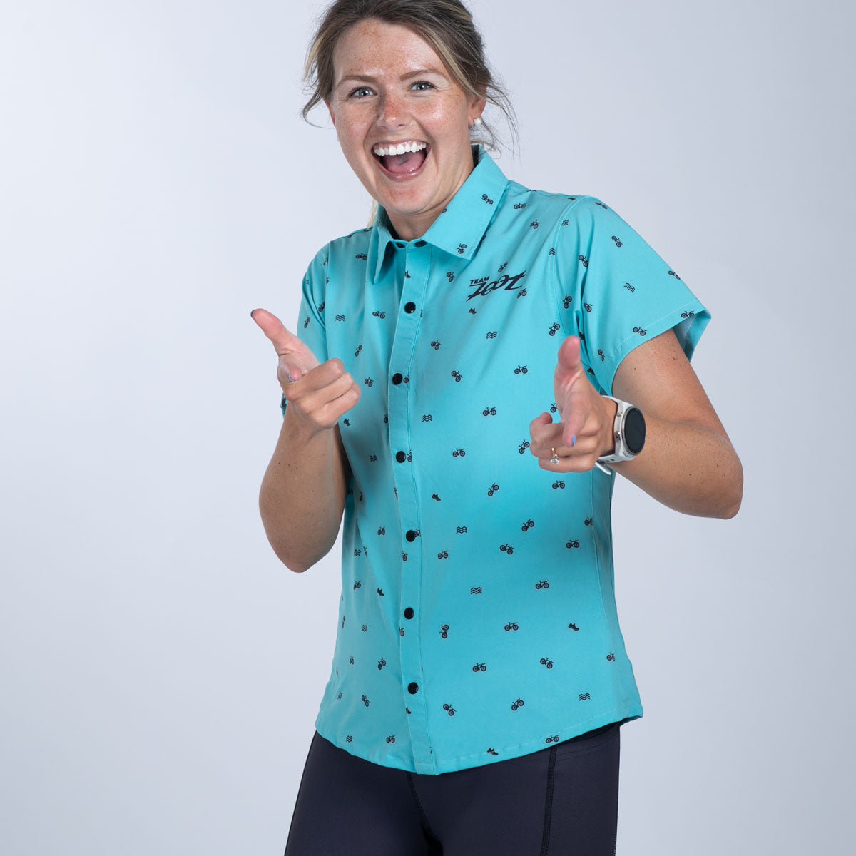 Team Zoot LIFESTYLE Women's Ltd Button Down Party Shirt - Team Zoot 2025