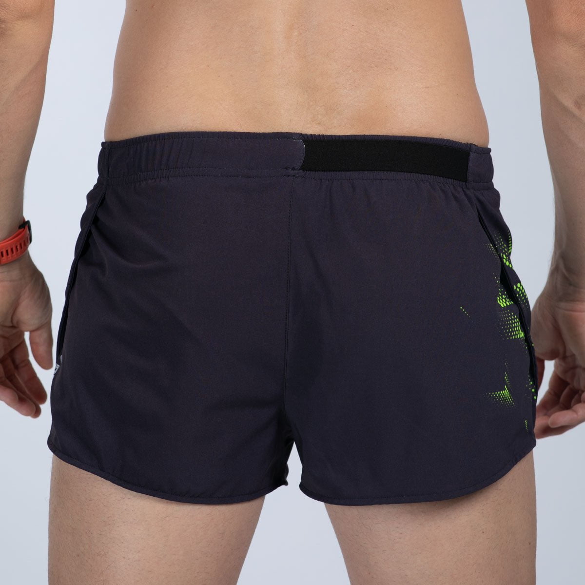 Team Zoot RUN BOTTOMS Men's Ltd Run 2" Short - Neon Sparkle