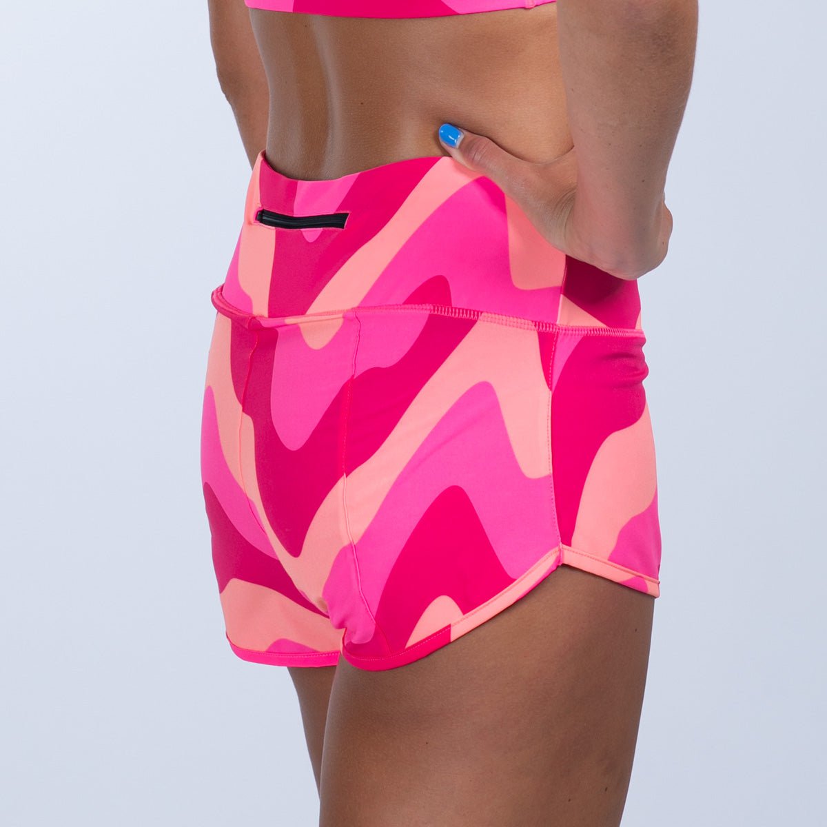 Team Zoot RUN BOTTOMS Women's Ltd Run 3" Short - Pink Wave