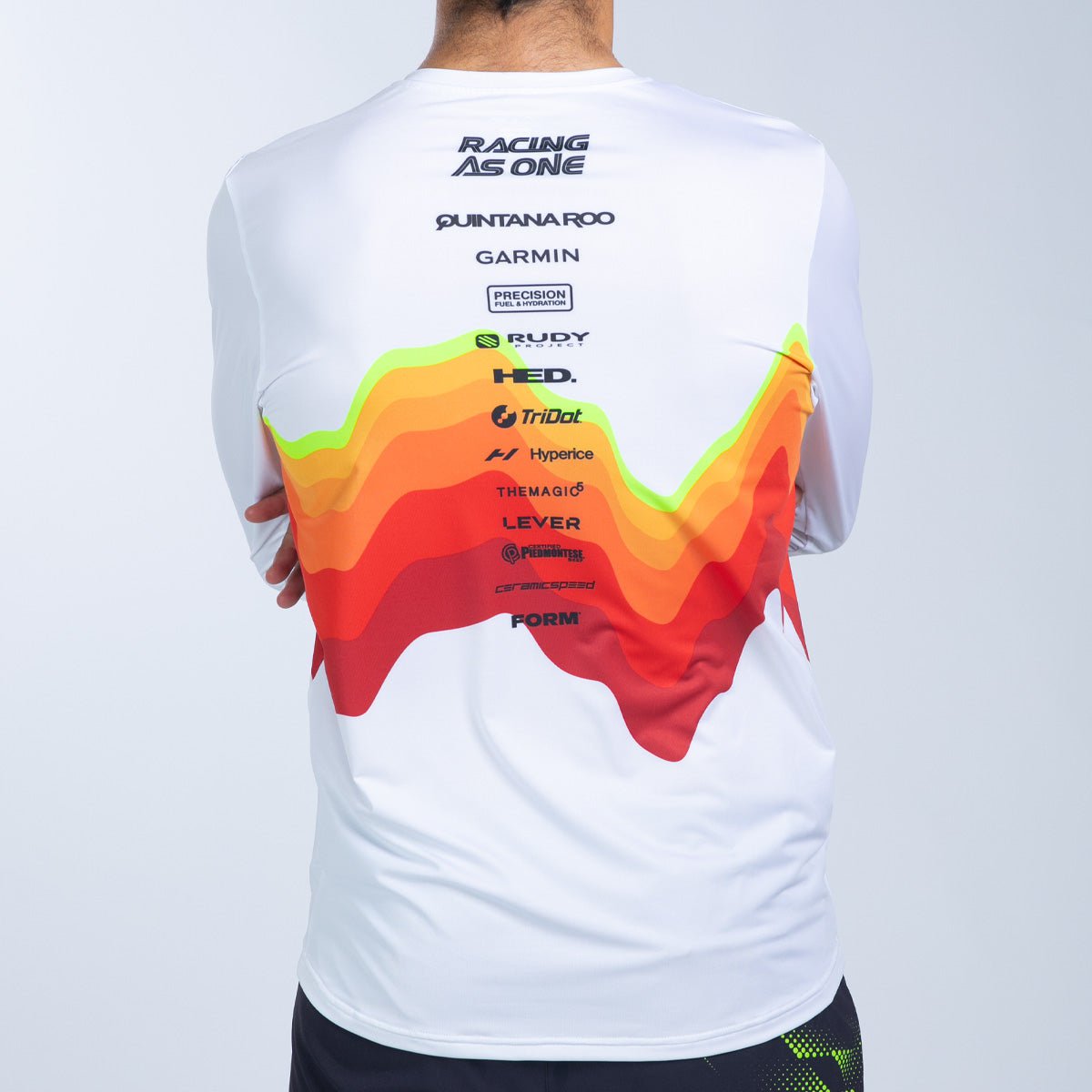 Team Zoot RUN TEE Men's Ltd Run Ls Tee - Red Wave