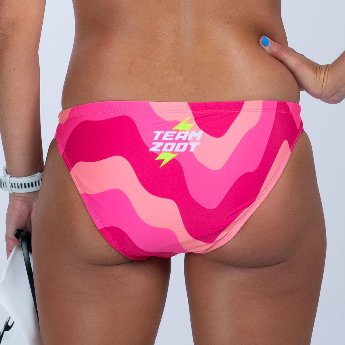 Team Zoot SWIM Women's Ltd Swim Bikini Bottom - Pink Wave