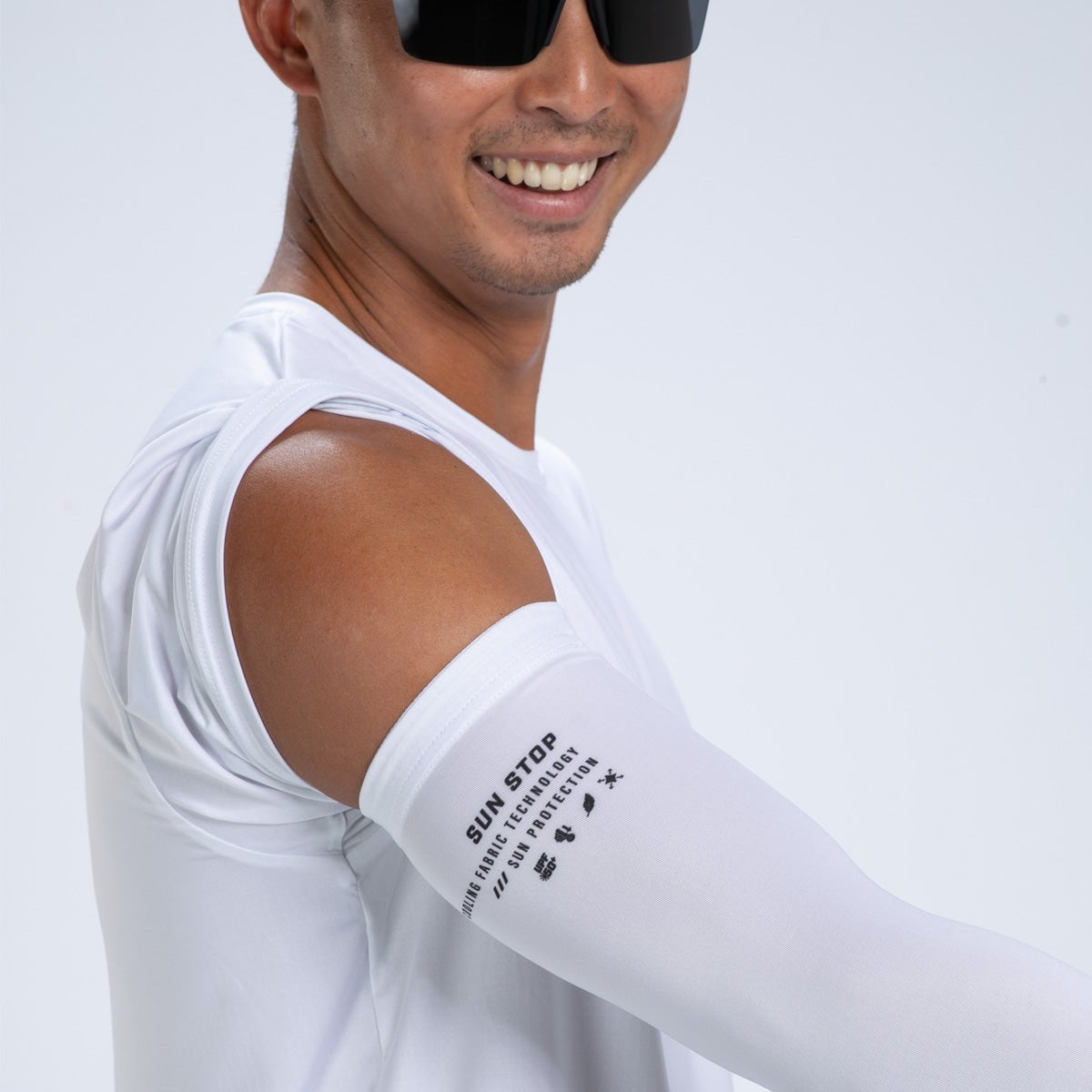 Zoot Sports ARM COOLERS Unisex Ltd Sun Stop Arm Cooler - UPF White