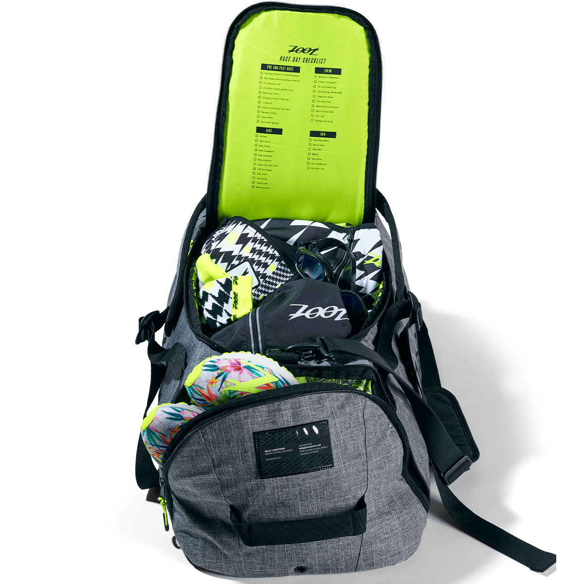 Zoot Sports BAGS Ultra Tri Duffel Bag - Canvas Gray