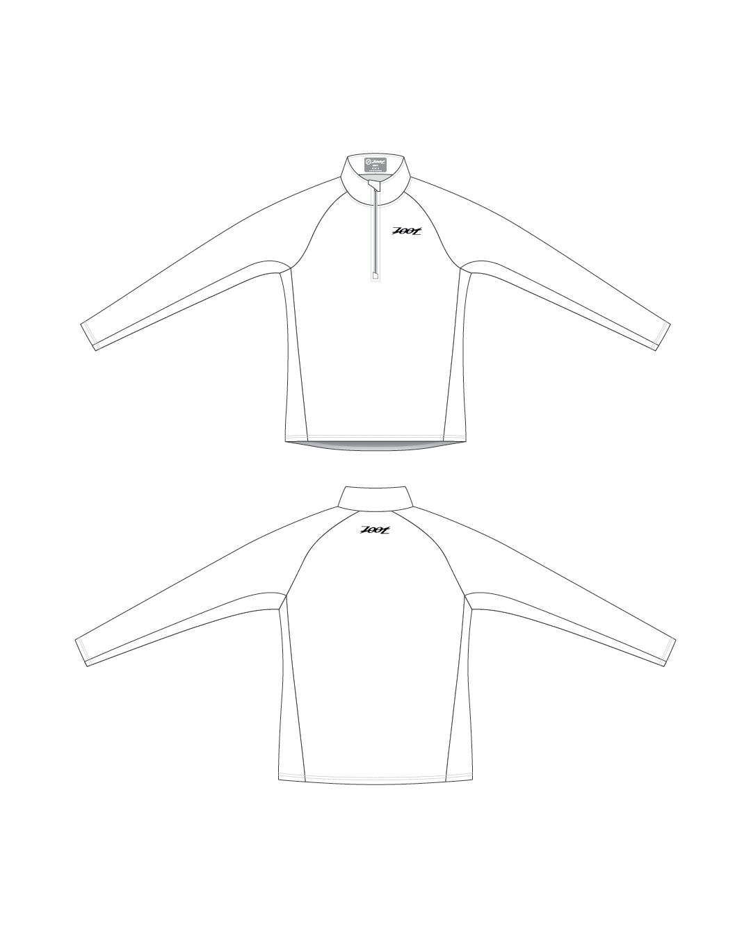 Zoot Sports CUSTOM Custom Men's Run Thermo Half Zip