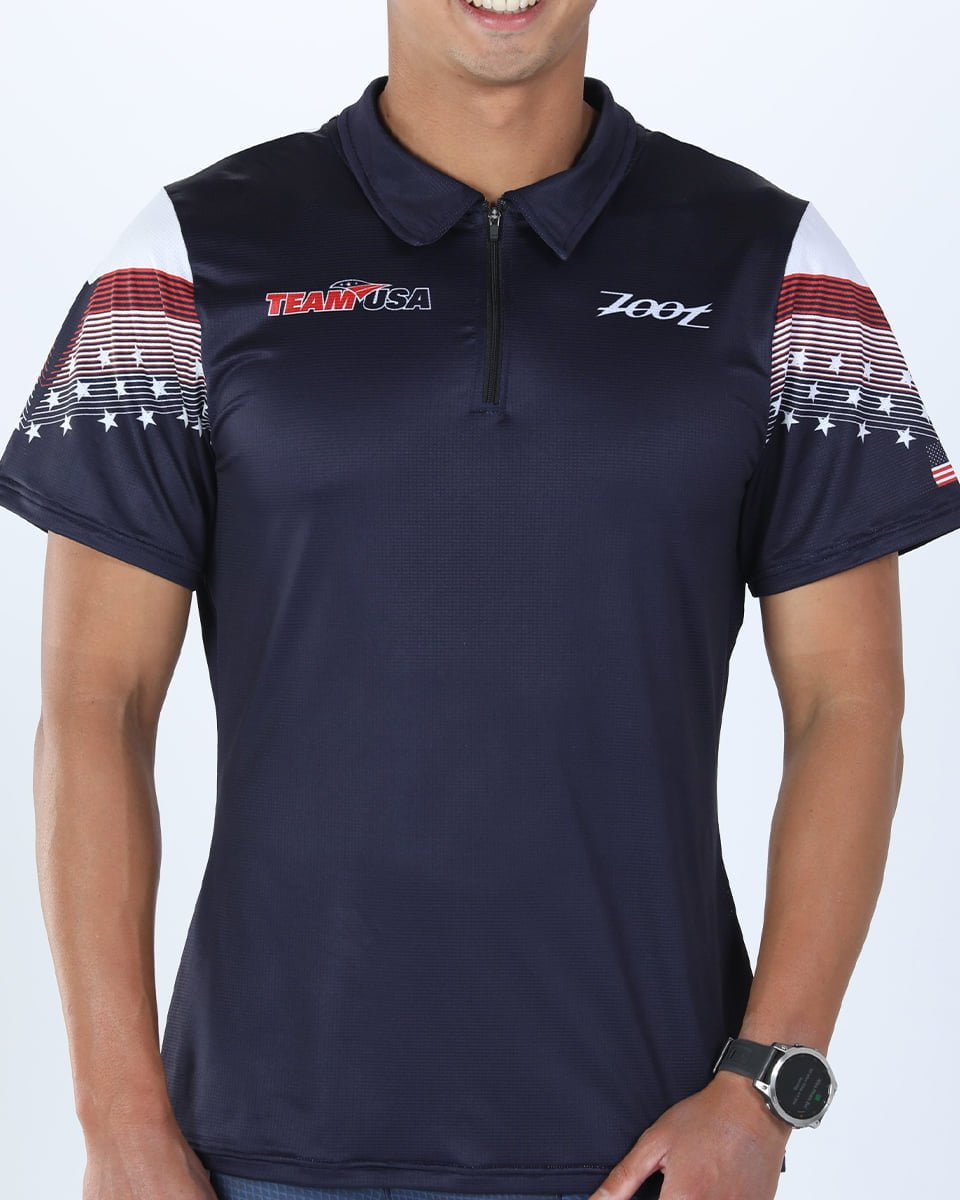 Zoot Sports CUSTOM Custom Men's Zip Polo Shirt