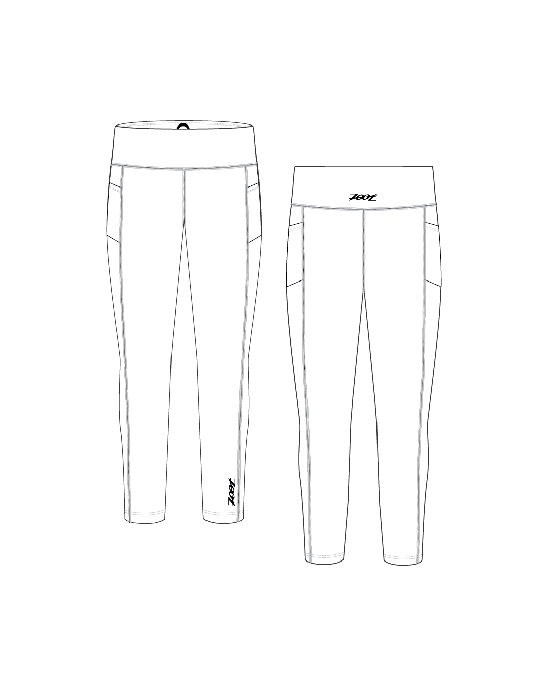 Zoot Sports CUSTOM Custom Women's Run Pulse High-Rise Tight