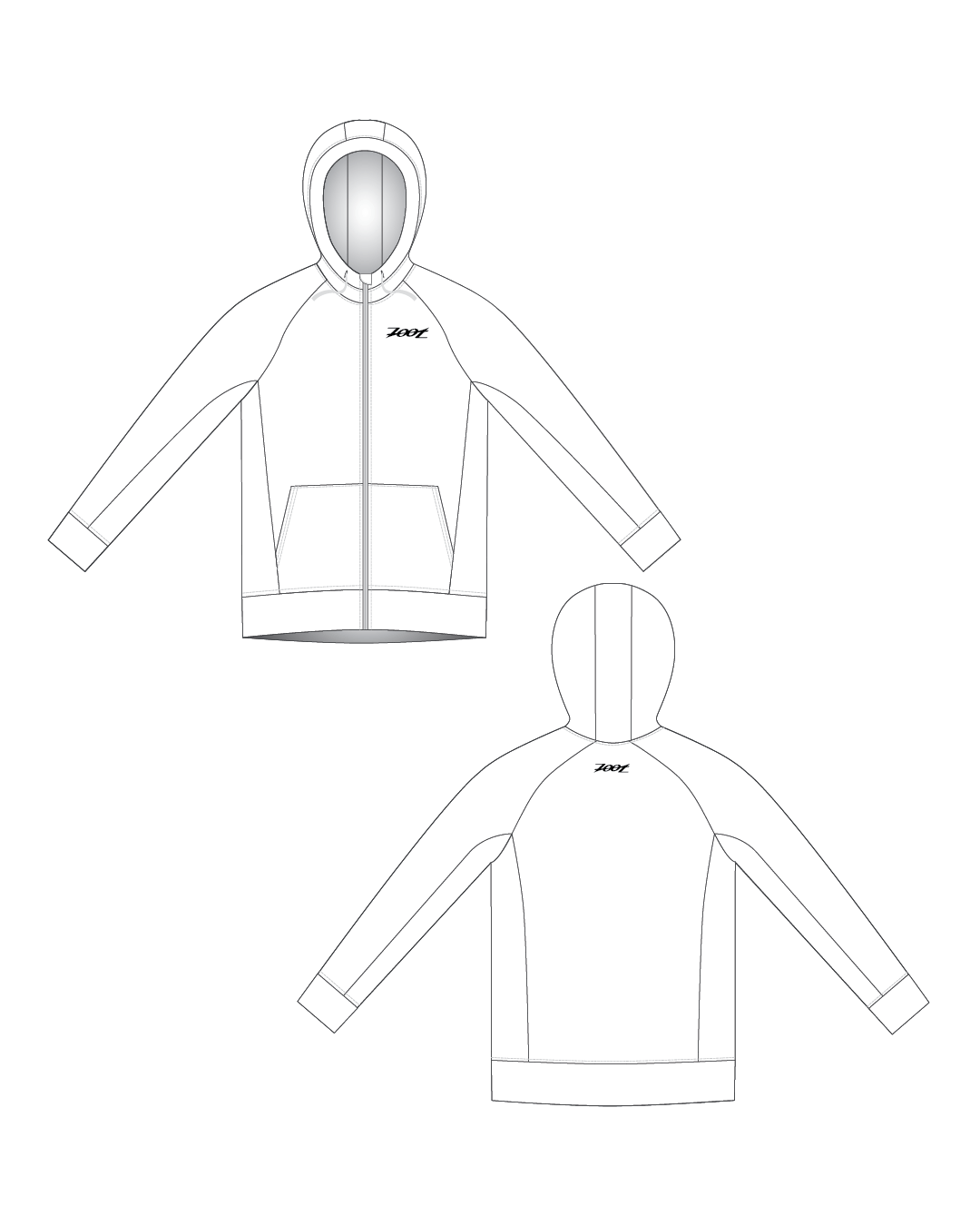 Zoot Sports CUSTOM Custom Women's Run Thermo Hoodie