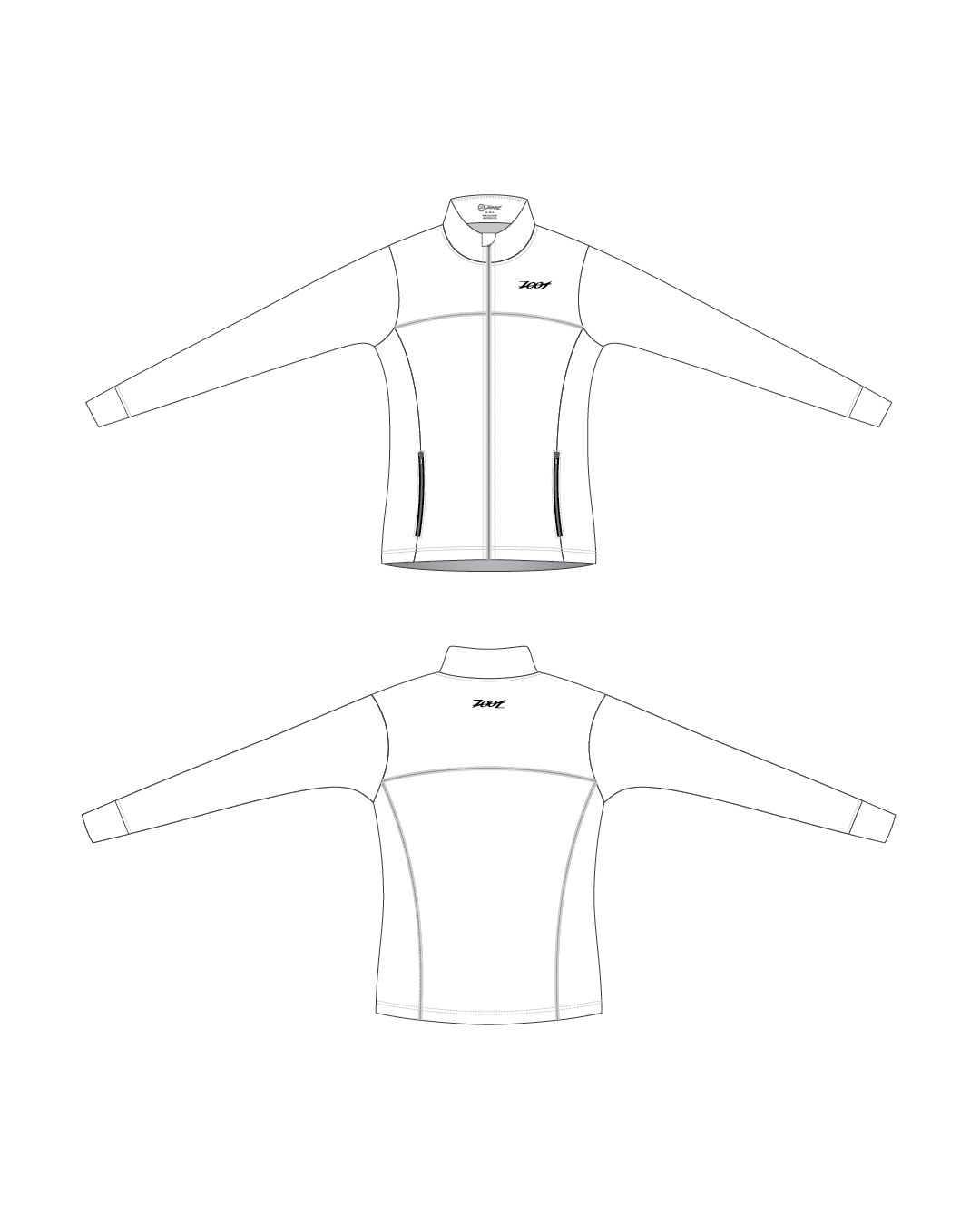 Zoot Sports CUSTOM Custom Women's Run Track Jacket - Full Sublimation