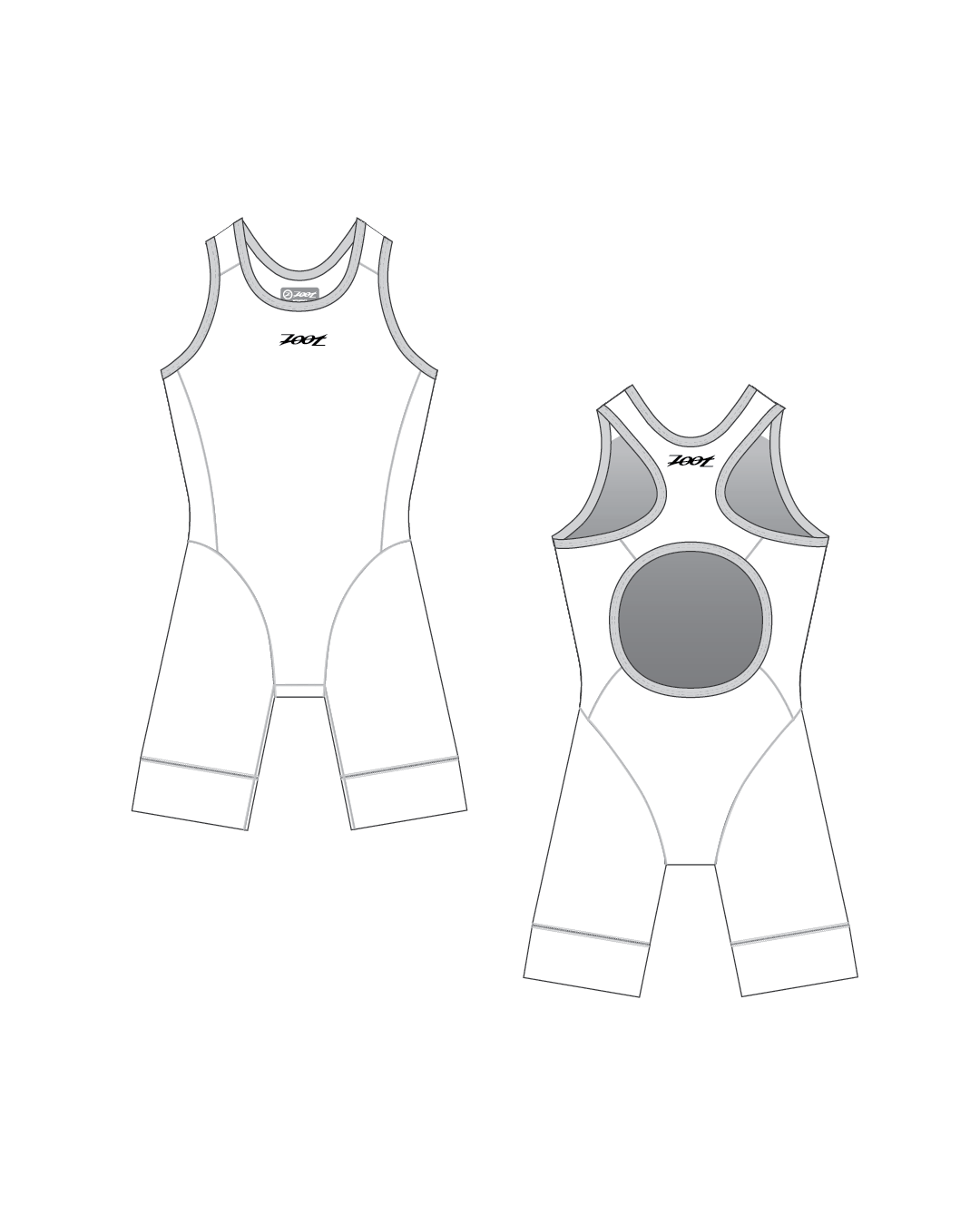 Zoot Sports CUSTOM Custom Women's Sprint Tri Hyperglide Open Back Racesuit