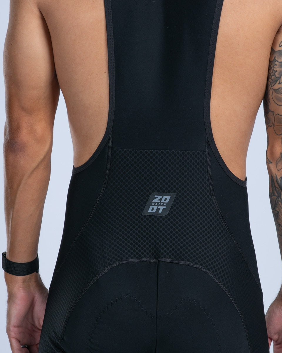 Zoot Sports CYCLE BIBS Men's Elite Cycle Hallocore Thermal Bib Tight - Jet Black