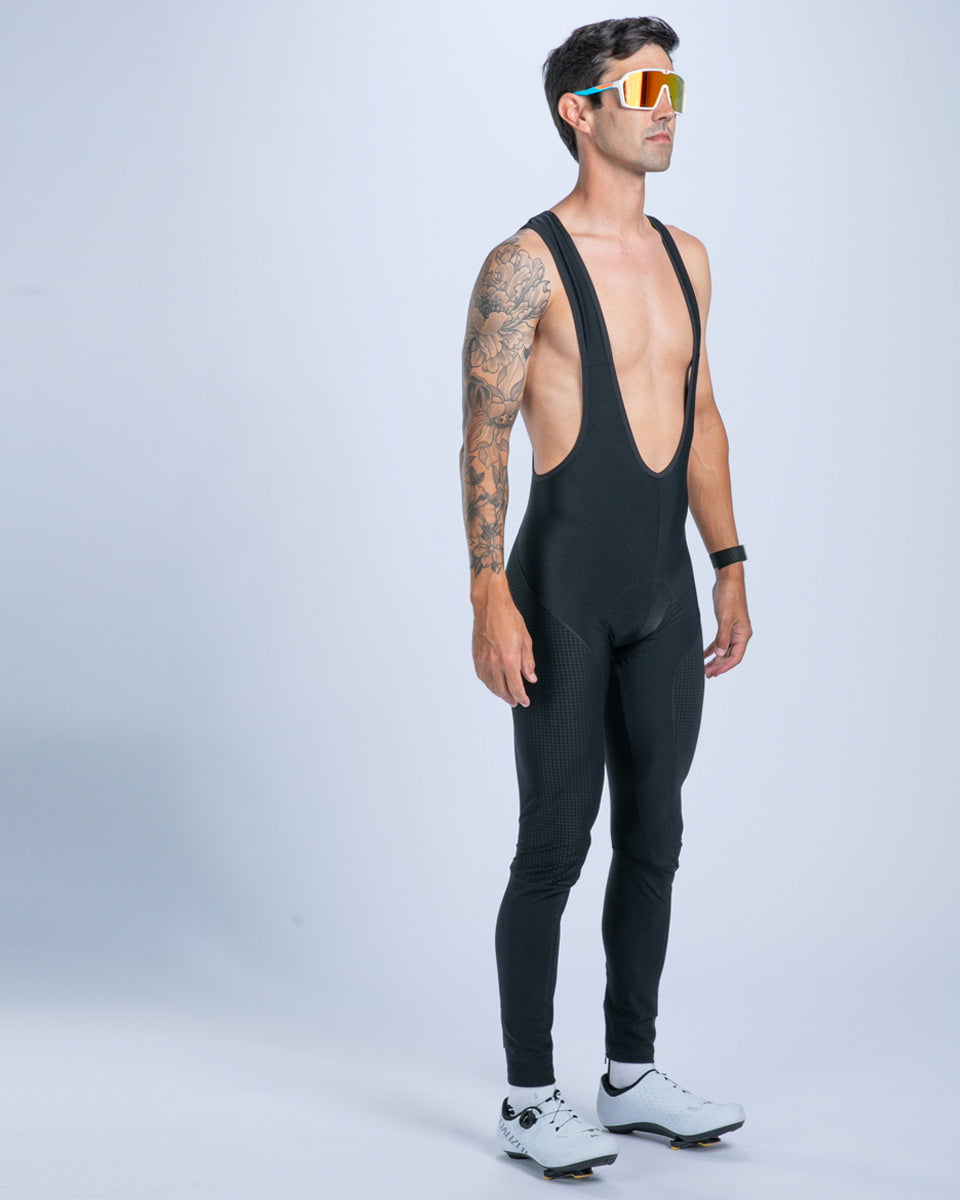 Zoot Sports CYCLE BIBS Men's Elite Cycle Hallocore Thermal Bib Tight - Jet Black