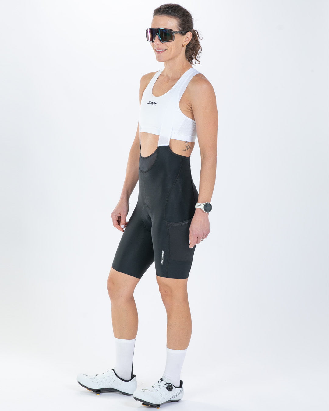 Zoot Sports CYCLE BIBS Women's Elite Cycle Cargo Bib Short - Black