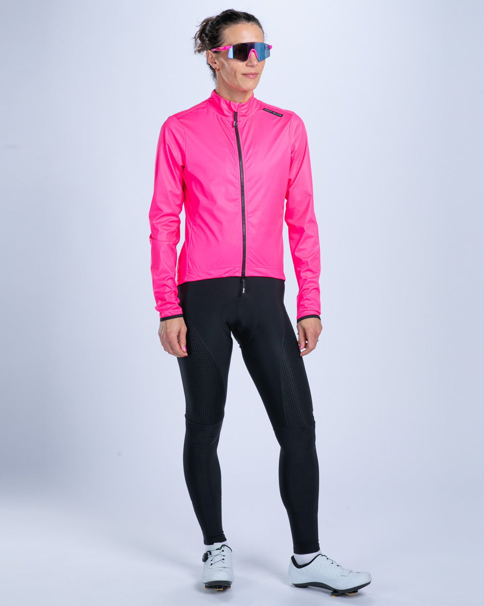 Zoot Sports CYCLE JACKETS Women's Elite Cycle Jacket - Hi Viz Pink