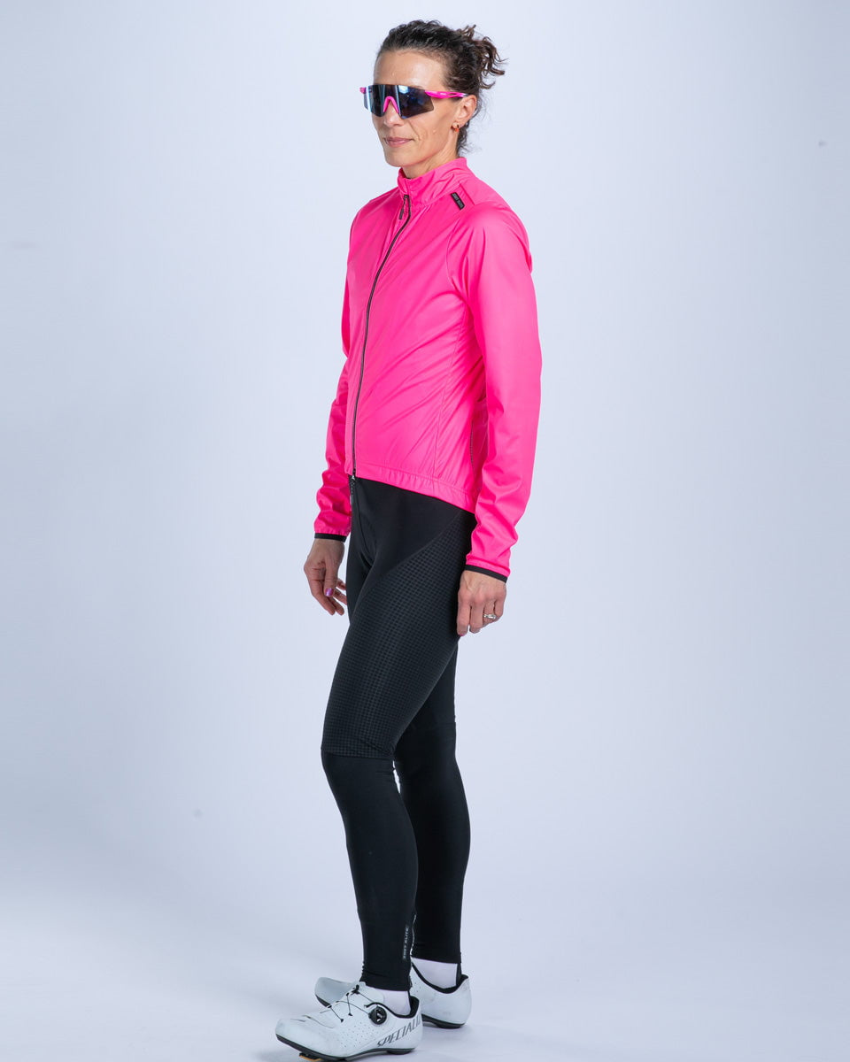 Zoot Sports CYCLE JACKETS Women's Elite Cycle Jacket - Hi Viz Pink