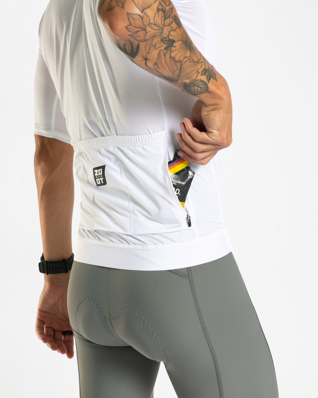 Zoot Sports CYCLE JERSEYS Men's Elite Cycle Aero Jersey - Flat White