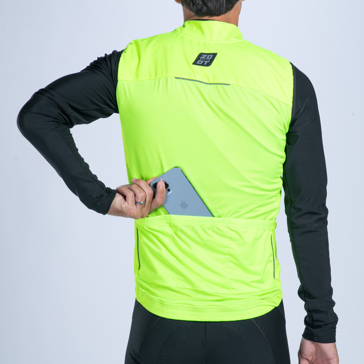 Zoot Sports CYCLE JERSEYS Men's Elite Cycle Vest - Hi Viz Yellow