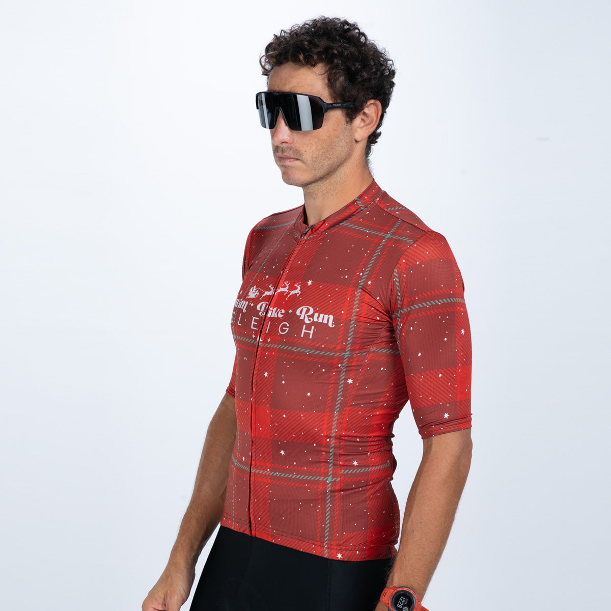 Zoot Sports CYCLE JERSEYS Men's Ltd Cycle Aero Jersey - Holly Plaid