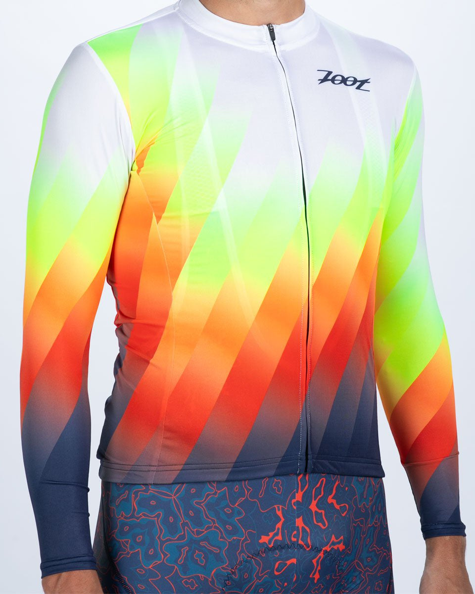 Zoot Sports CYCLE JERSEYS Men's Ltd Cycle Sun Stop Ls Jersey - Costa Del Sol