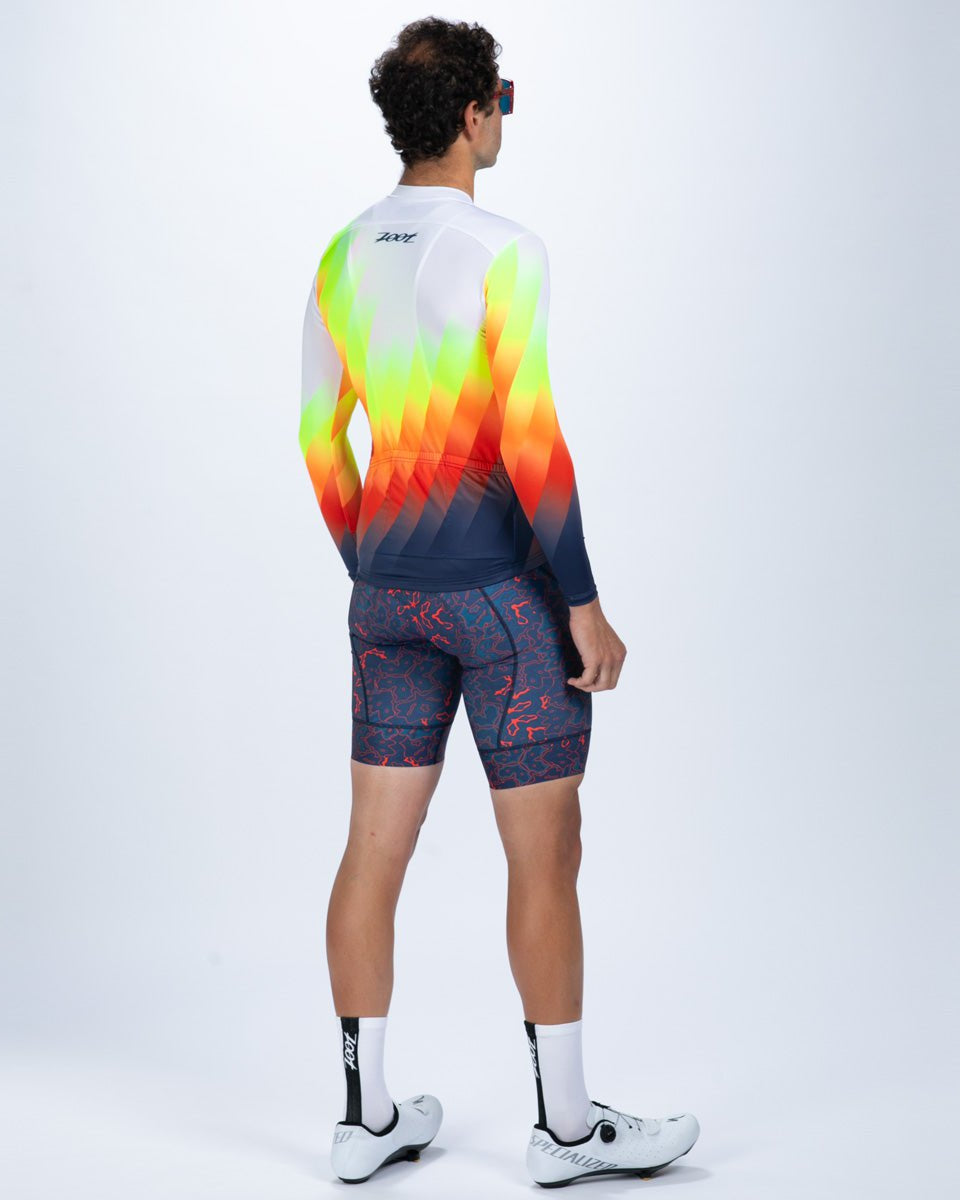 Zoot Sports CYCLE JERSEYS Men's Ltd Cycle Sun Stop Ls Jersey - Costa Del Sol