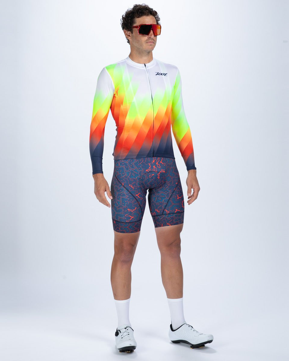 Zoot Sports CYCLE JERSEYS Men's Ltd Cycle Sun Stop Ls Jersey - Costa Del Sol