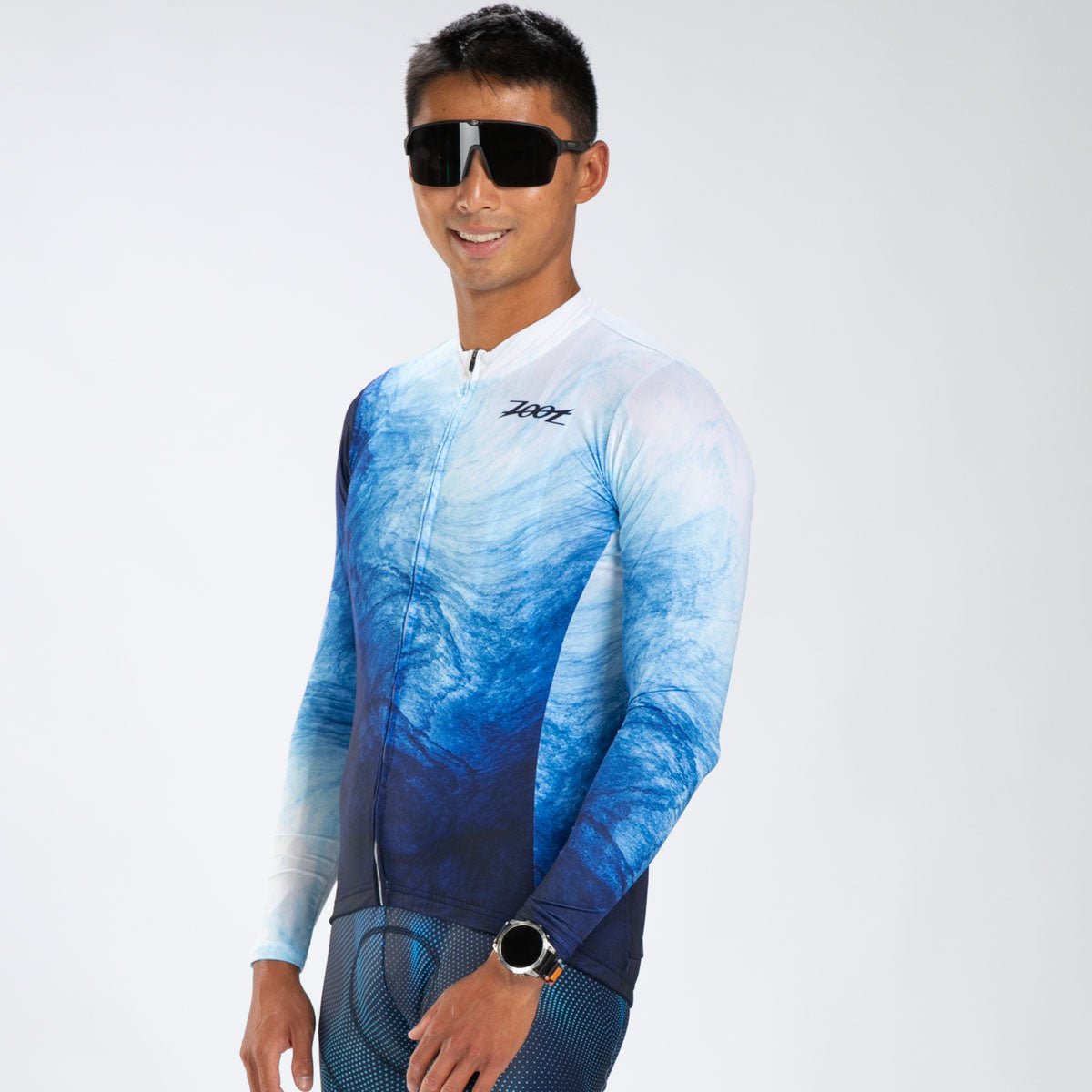 Zoot Sports CYCLE JERSEYS Men's Ltd Cycle Sun Stop Ls Jersey - La Plage