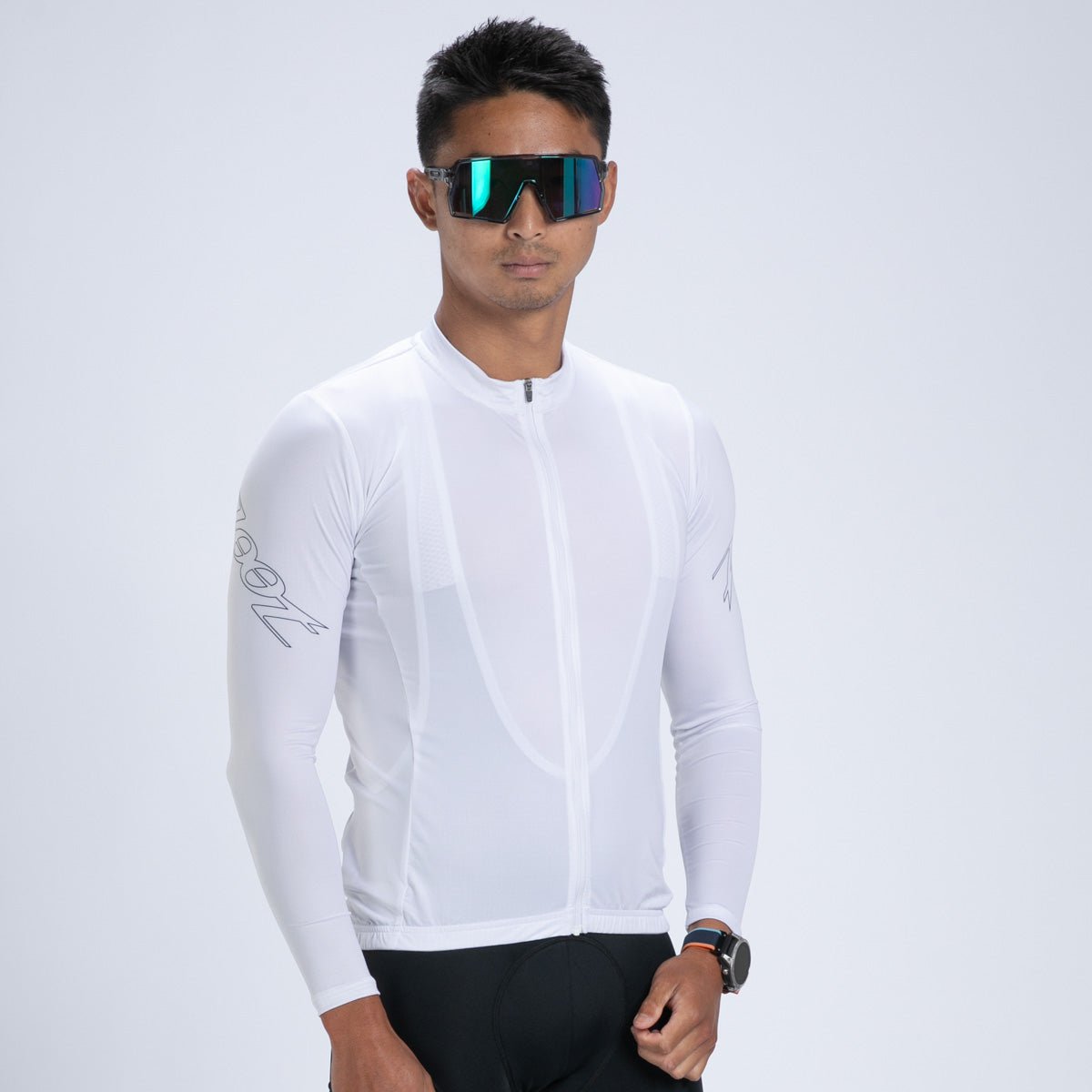 Zoot Sports CYCLE JERSEYS Men's Ltd Cycle Sun Stop Ls Jersey - UPF White