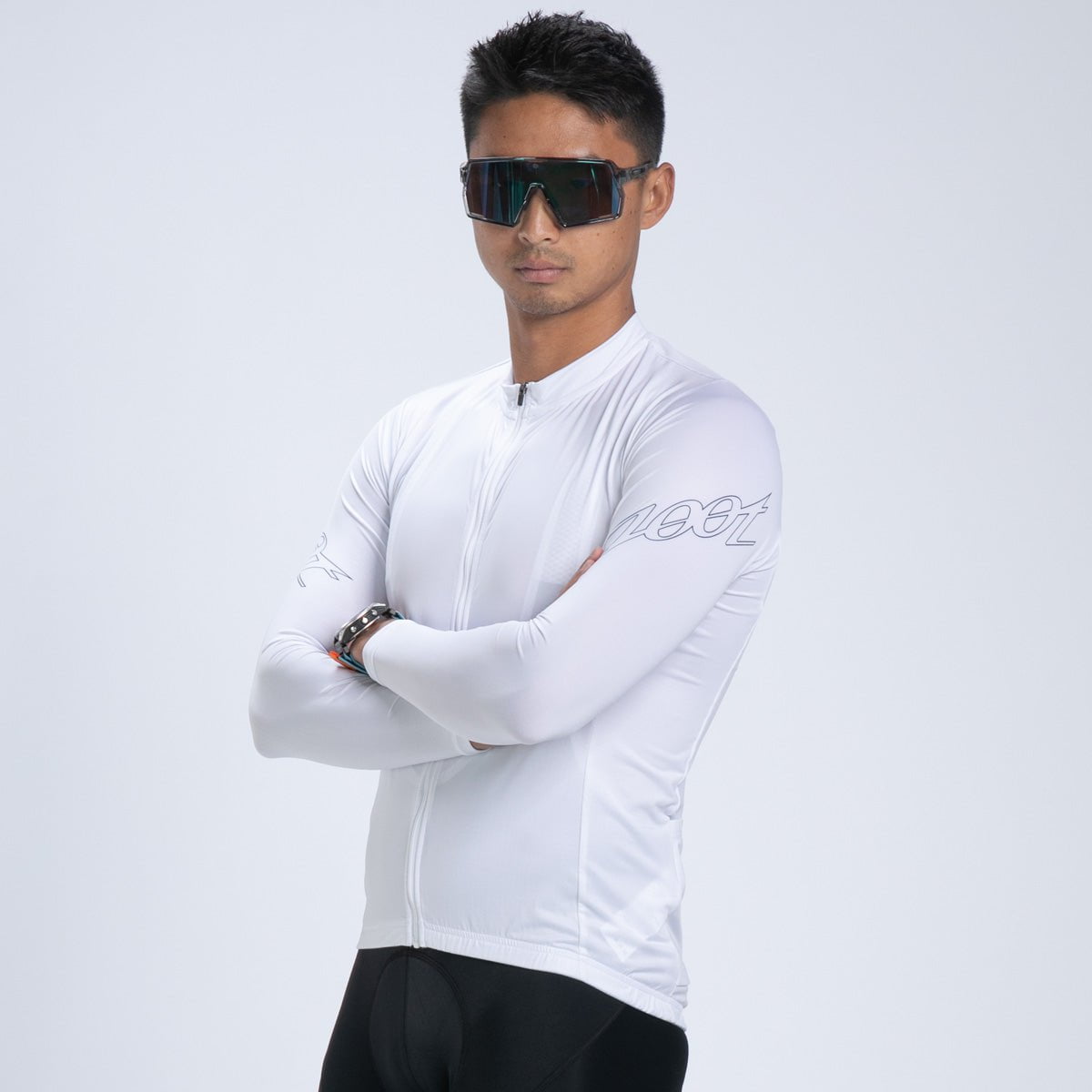 Zoot Sports CYCLE JERSEYS Men's Ltd Cycle Sun Stop Ls Jersey - UPF White