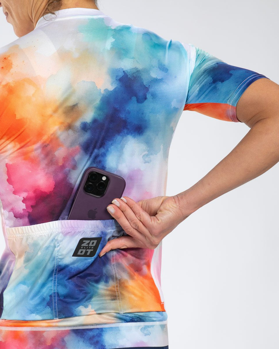 Zoot Sports CYCLE JERSEYS Women's Elite Cycle Aero Jersey - Chromoflow