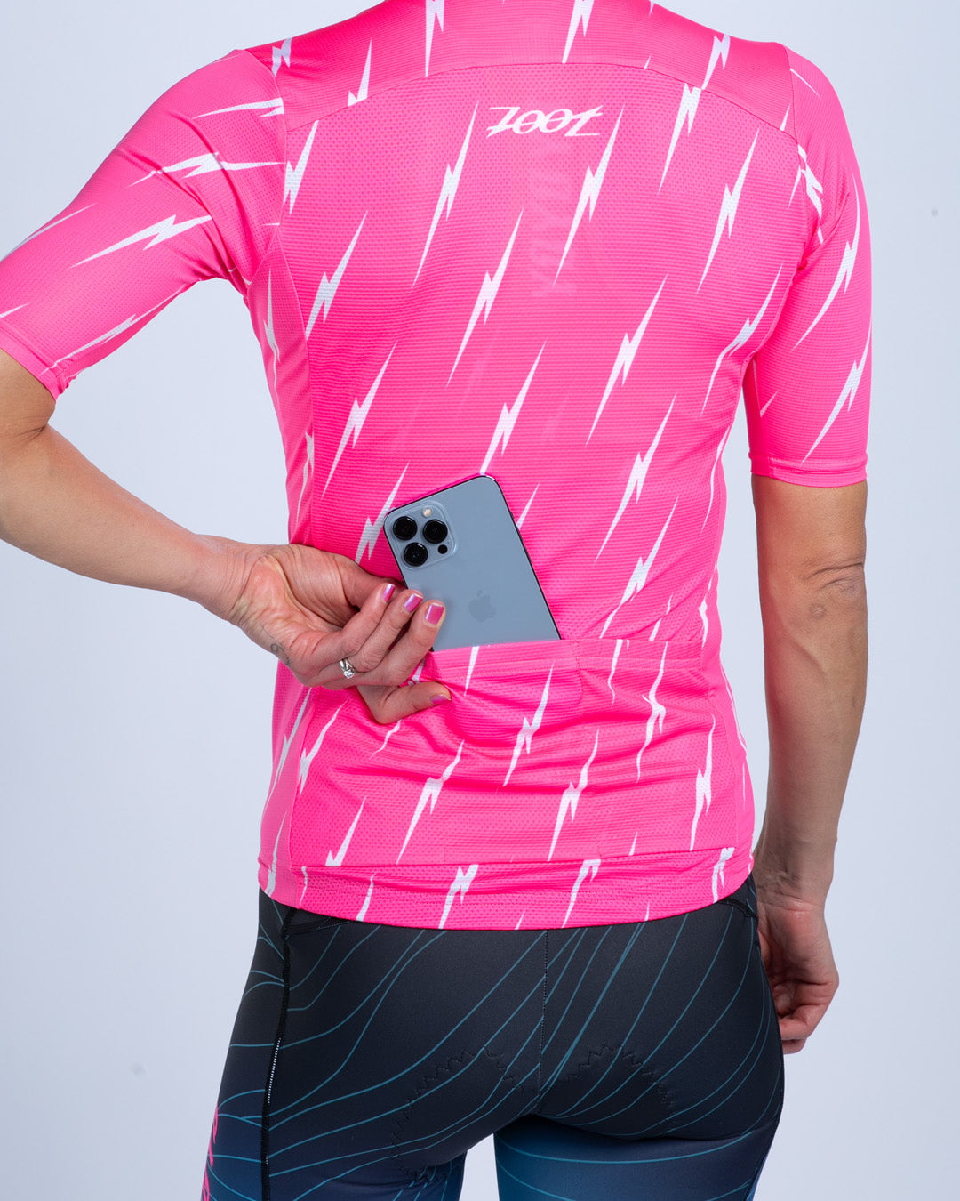 Zoot Sports CYCLE JERSEYS Women's Ltd Cycle Aero Jersey - Elements Bolts