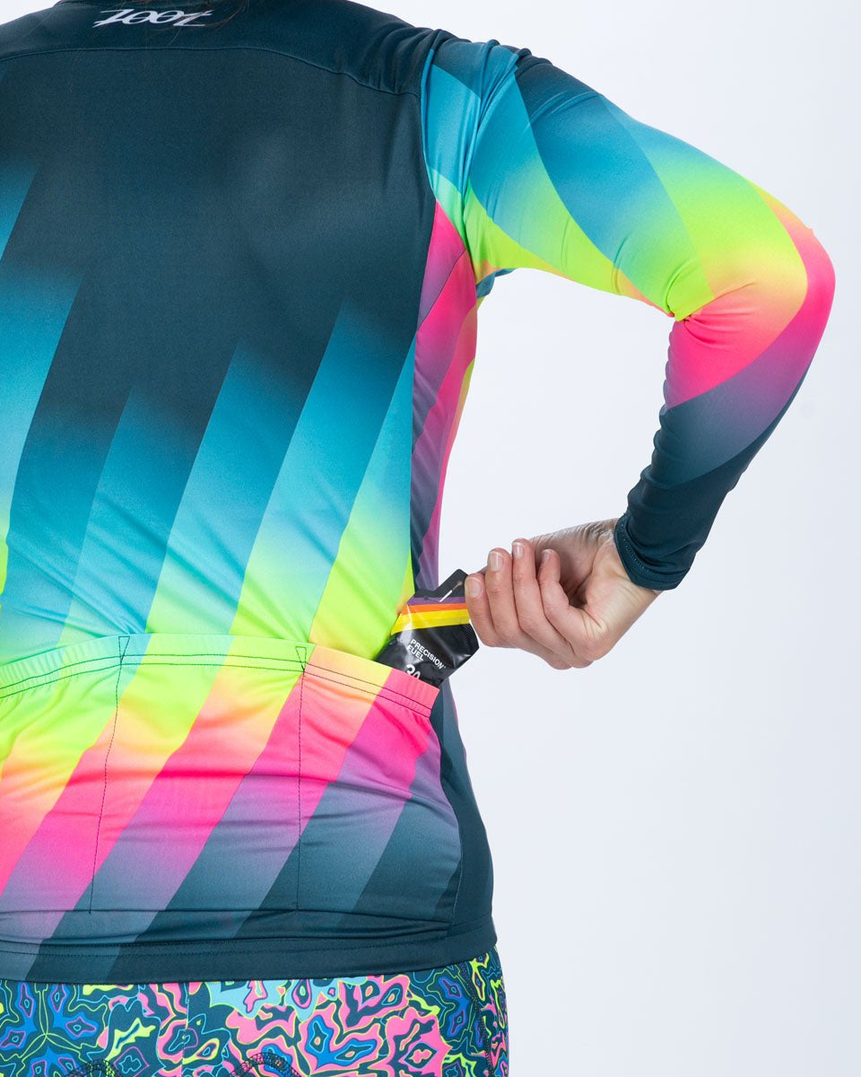 Zoot Sports CYCLE JERSEYS Women's Ltd Cycle Sun Stop Ls Jersey - Costa Del Sol