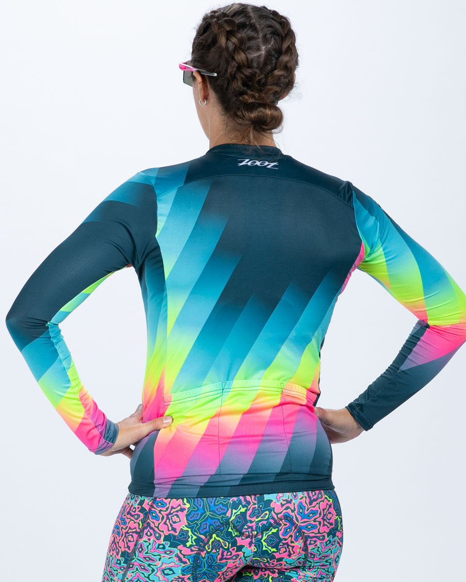 Zoot Sports CYCLE JERSEYS Women's Ltd Cycle Sun Stop Ls Jersey - Costa Del Sol