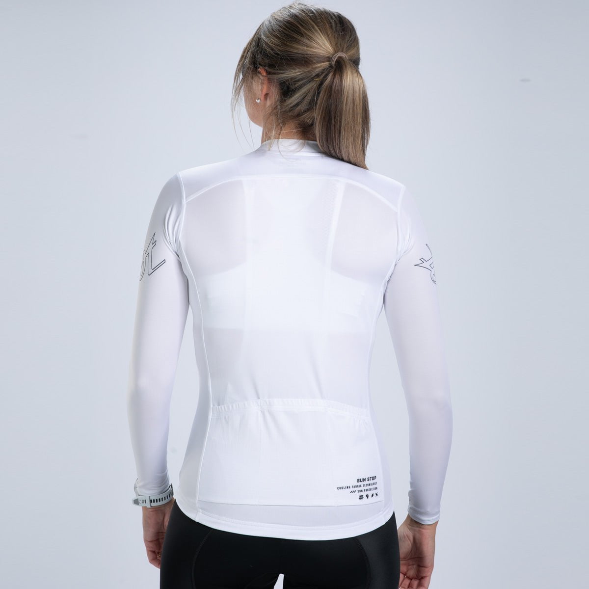 Zoot Sports CYCLE JERSEYS Women's Ltd Cycle Sun Stop Ls Jersey - UPF White