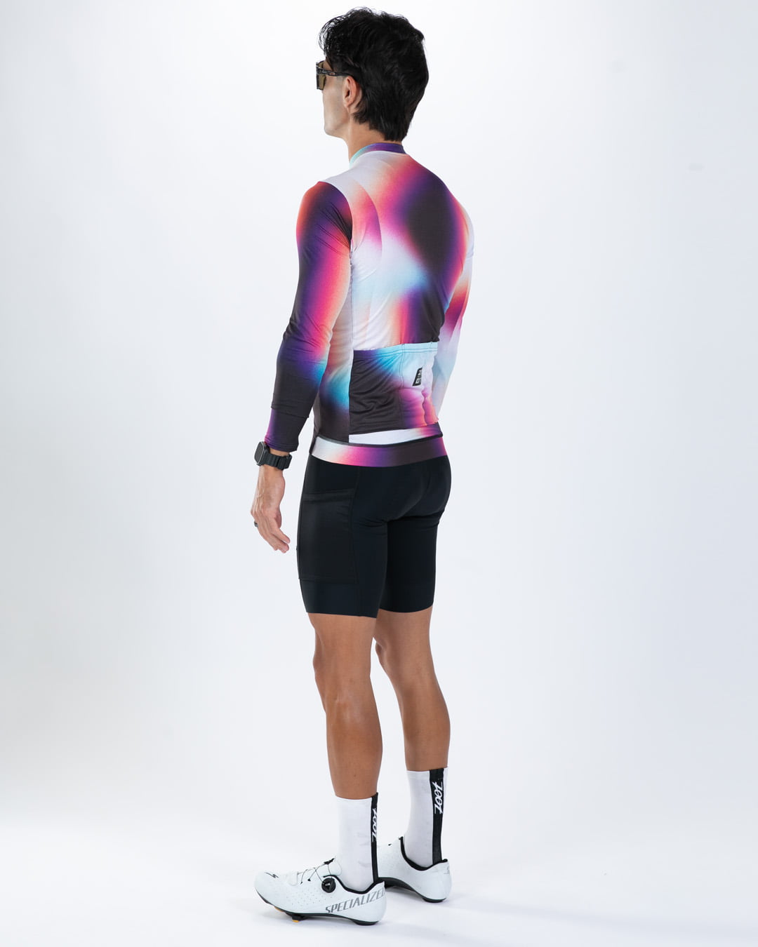 Zoot Sports CYCLE LONG SLEEVE JERSEYS Men's Elite Cycle Ls Aero Jersey - Sonic Shift