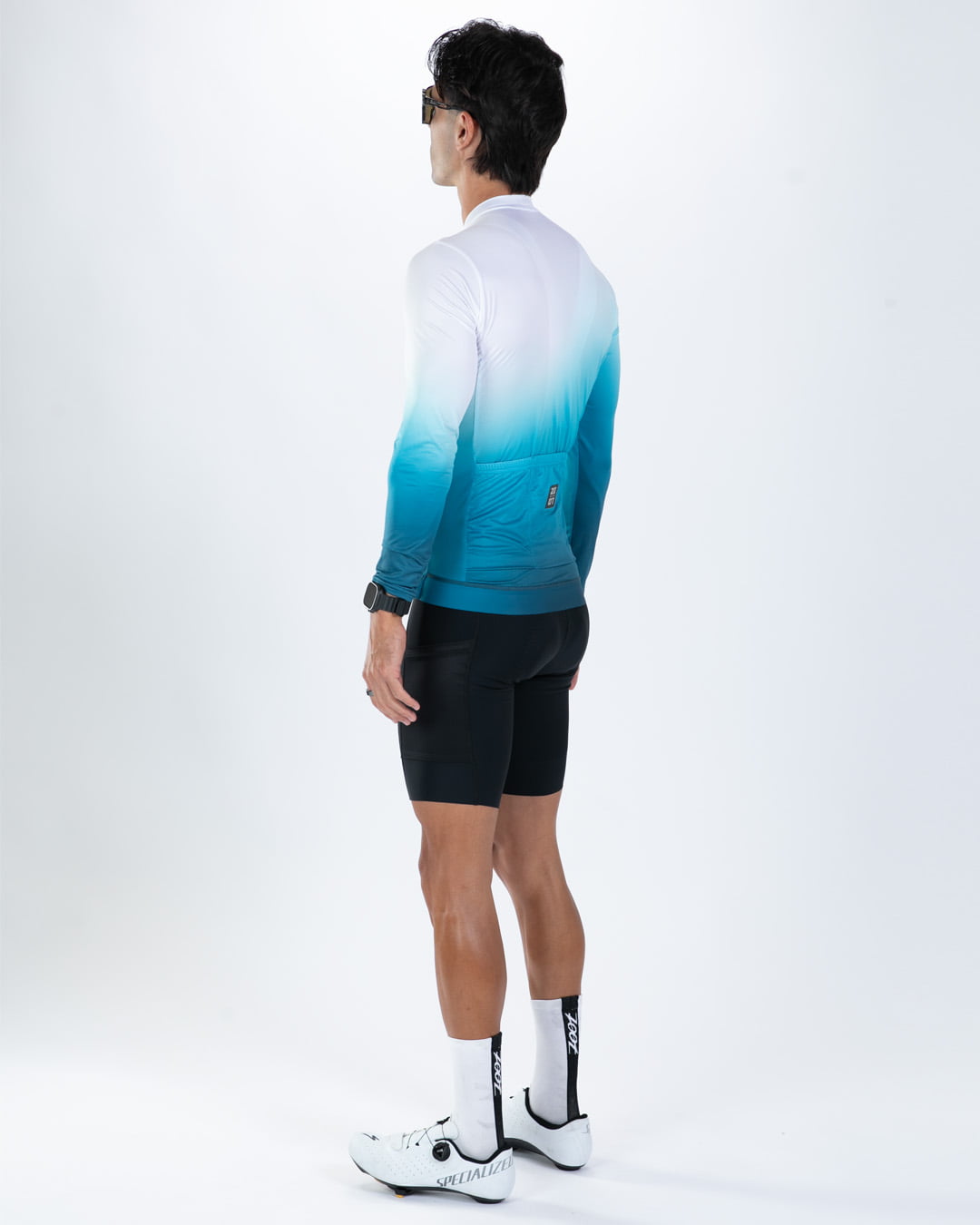 Zoot Sports CYCLE LONG SLEEVE JERSEYS Men's Elite Cycle Ls Aero Jersey - Sonic Wave