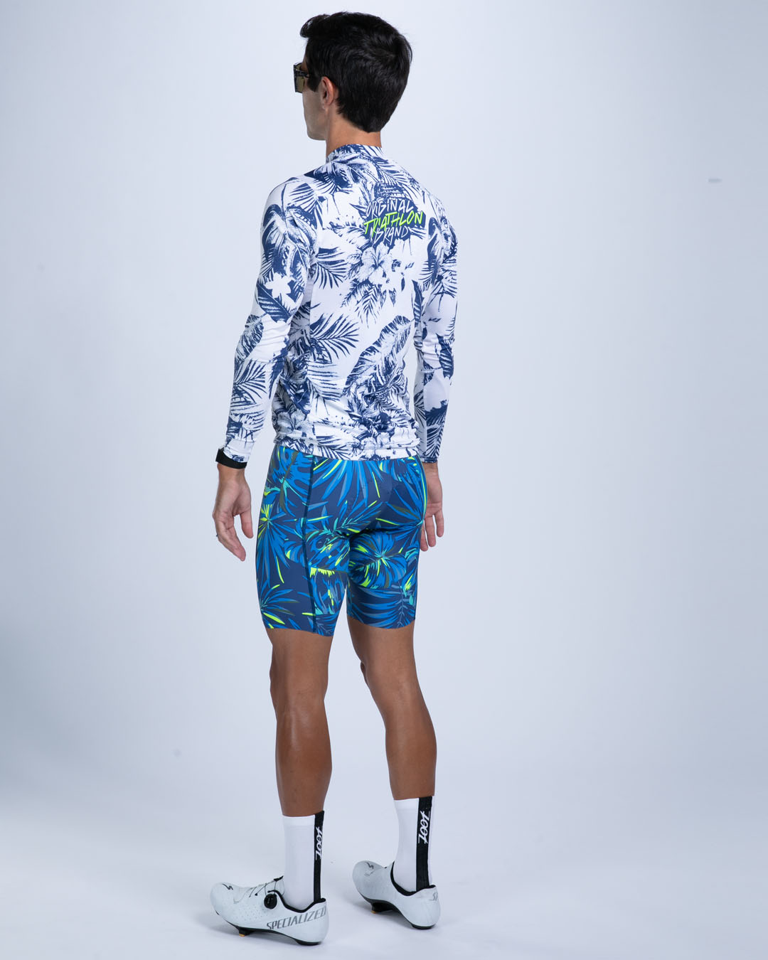 Zoot Sports CYCLE LONG SLEEVE JERSEYS Men's Ltd Cycle Sun Stop LS Jersey - Island Original