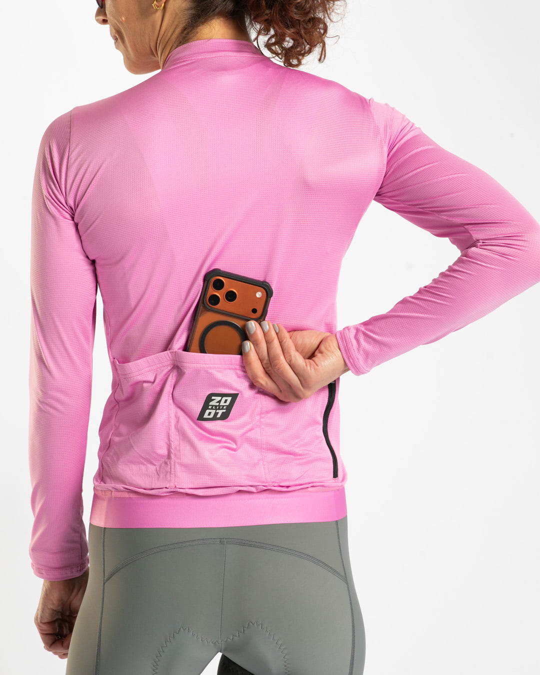 Zoot Sports CYCLE LONG SLEEVE JERSEYS Women's Elite Cycle Ls Aero Jersey - Pink Sunset