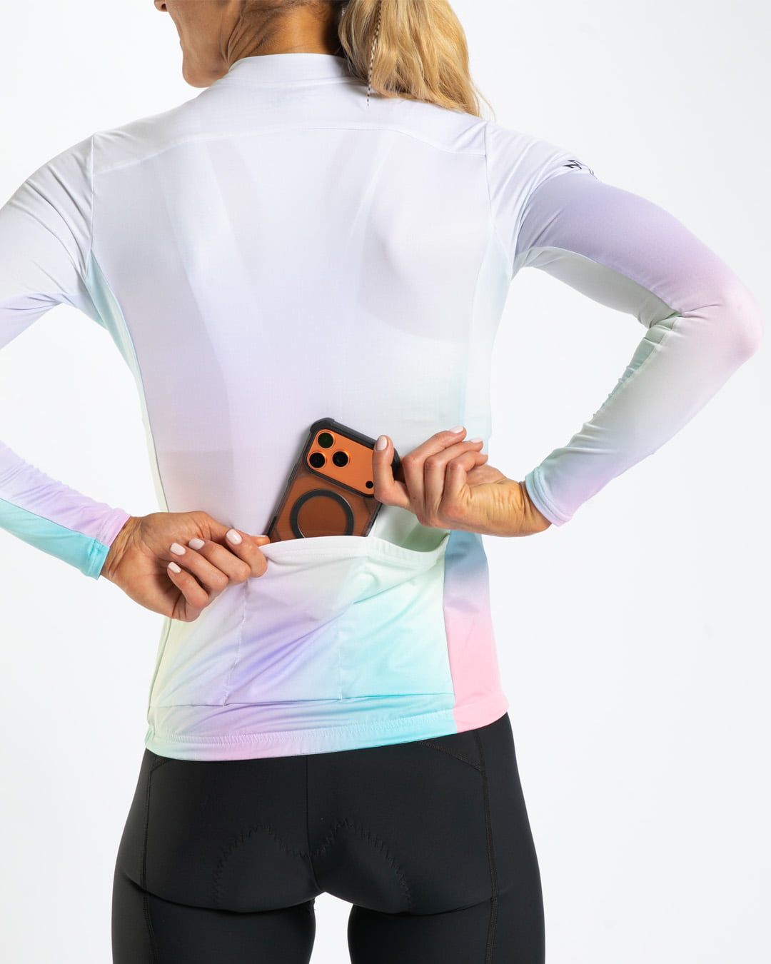 Zoot Sports CYCLE LONG SLEEVE JERSEYS Women's Ltd Cycle Sun Stop Ls Jersey - Sunset