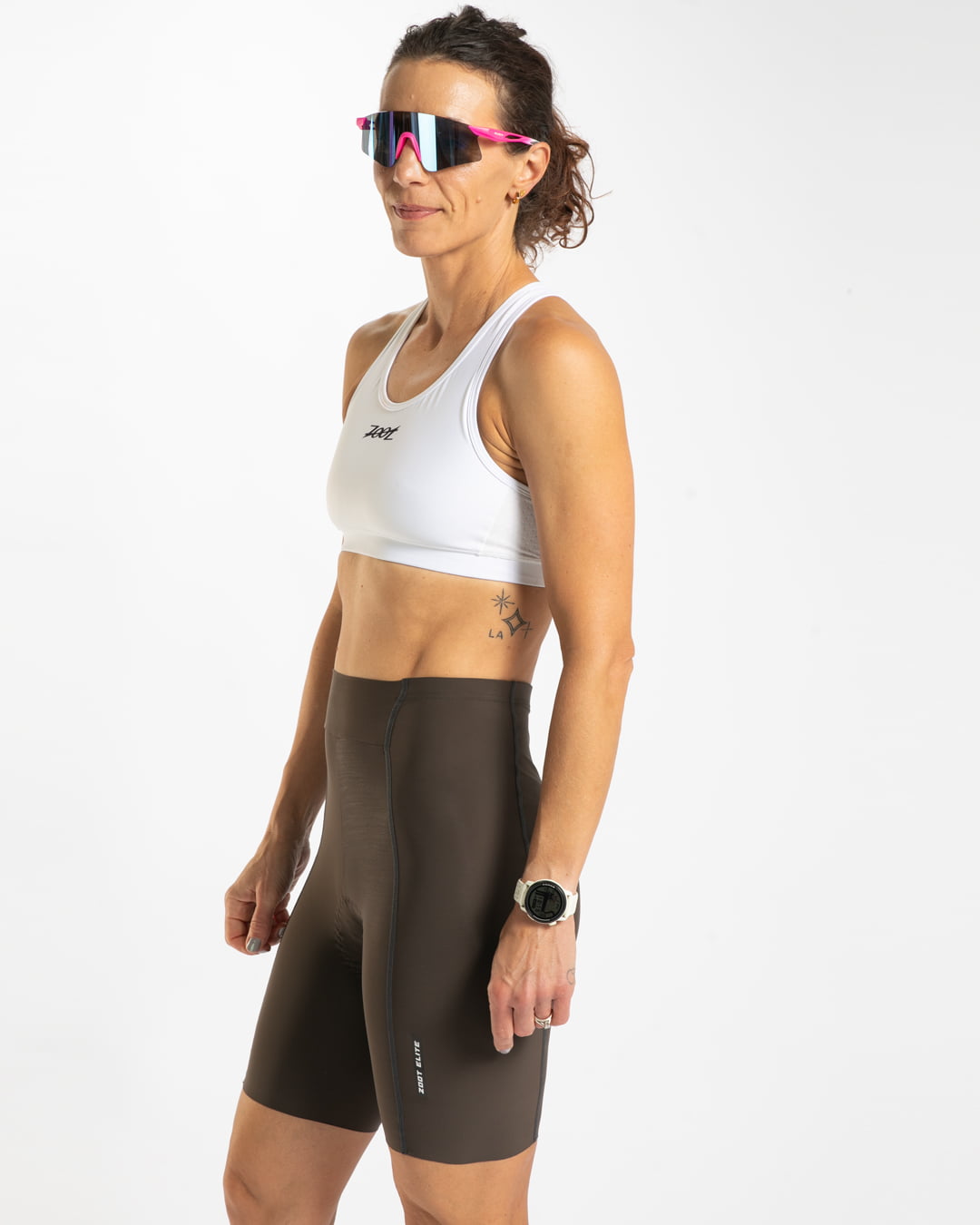 Zoot Sports CYCLE SHORTS Women's Elite Cycle High-Rise Short - Mocha