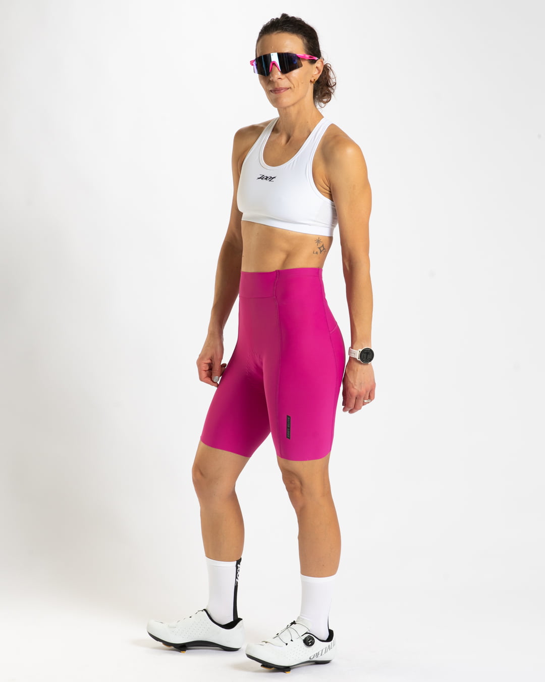Zoot Sports CYCLE SHORTS Women's Elite Cycle High-Rise Short - Pink Berry