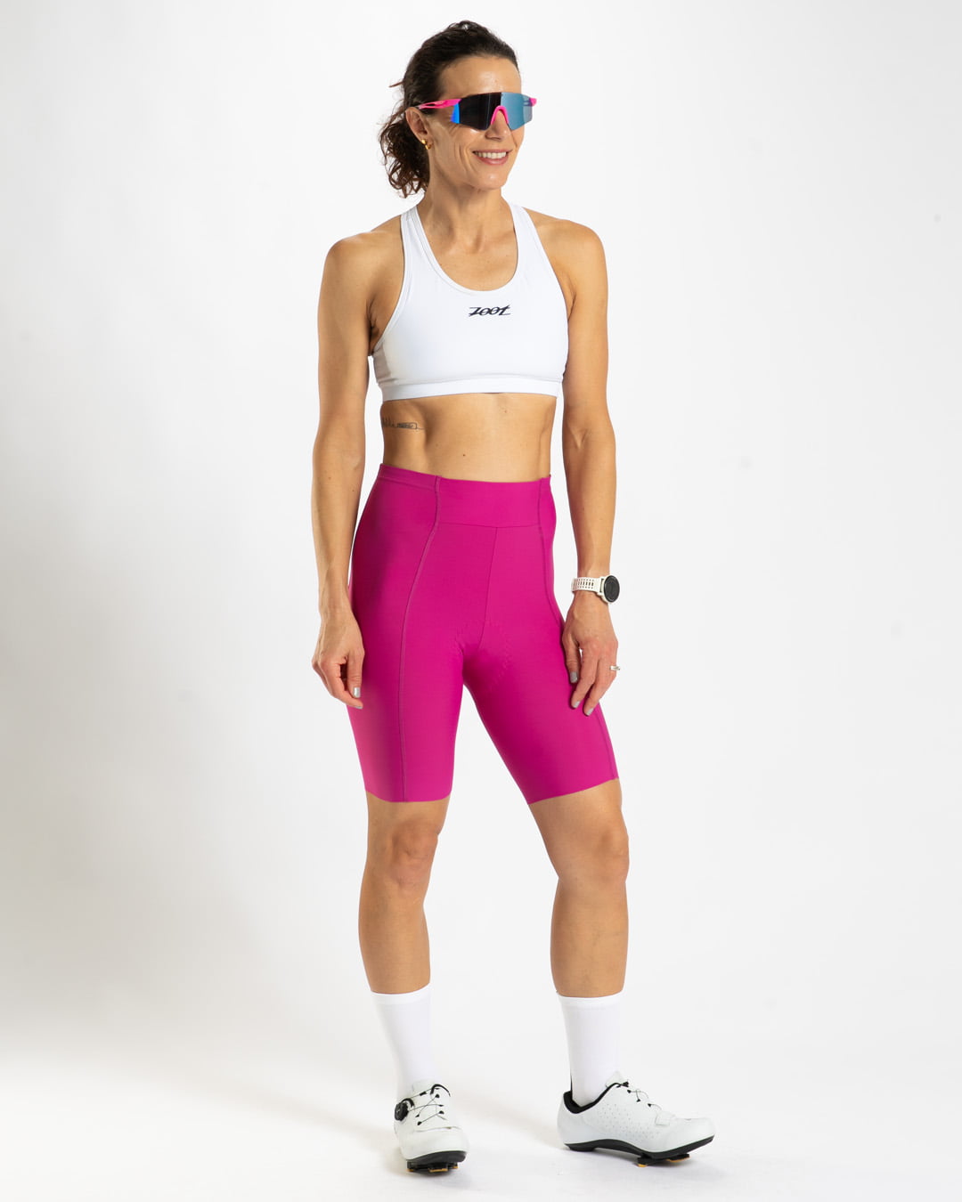 Zoot Sports CYCLE SHORTS Women's Elite Cycle High-Rise Short - Pink Berry