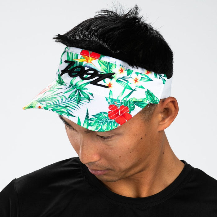Zoot Sports HATS OSFA Unisex Tech Visor - White Hawaiian