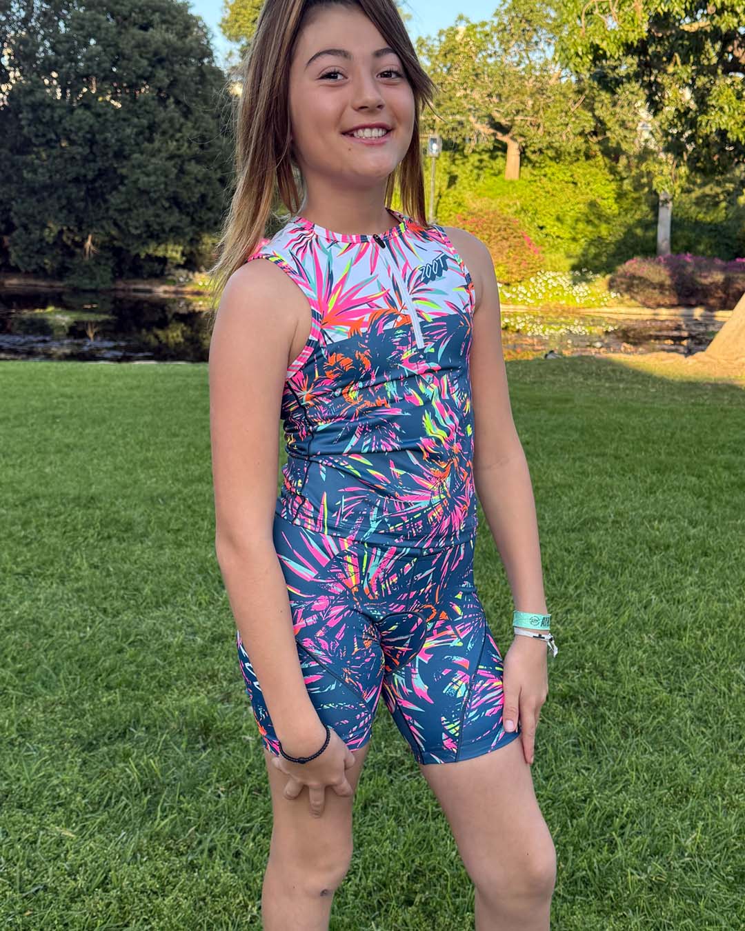 Zoot Sports KIDS Youth Ltd Protégé Tri Short - Island Original Pink