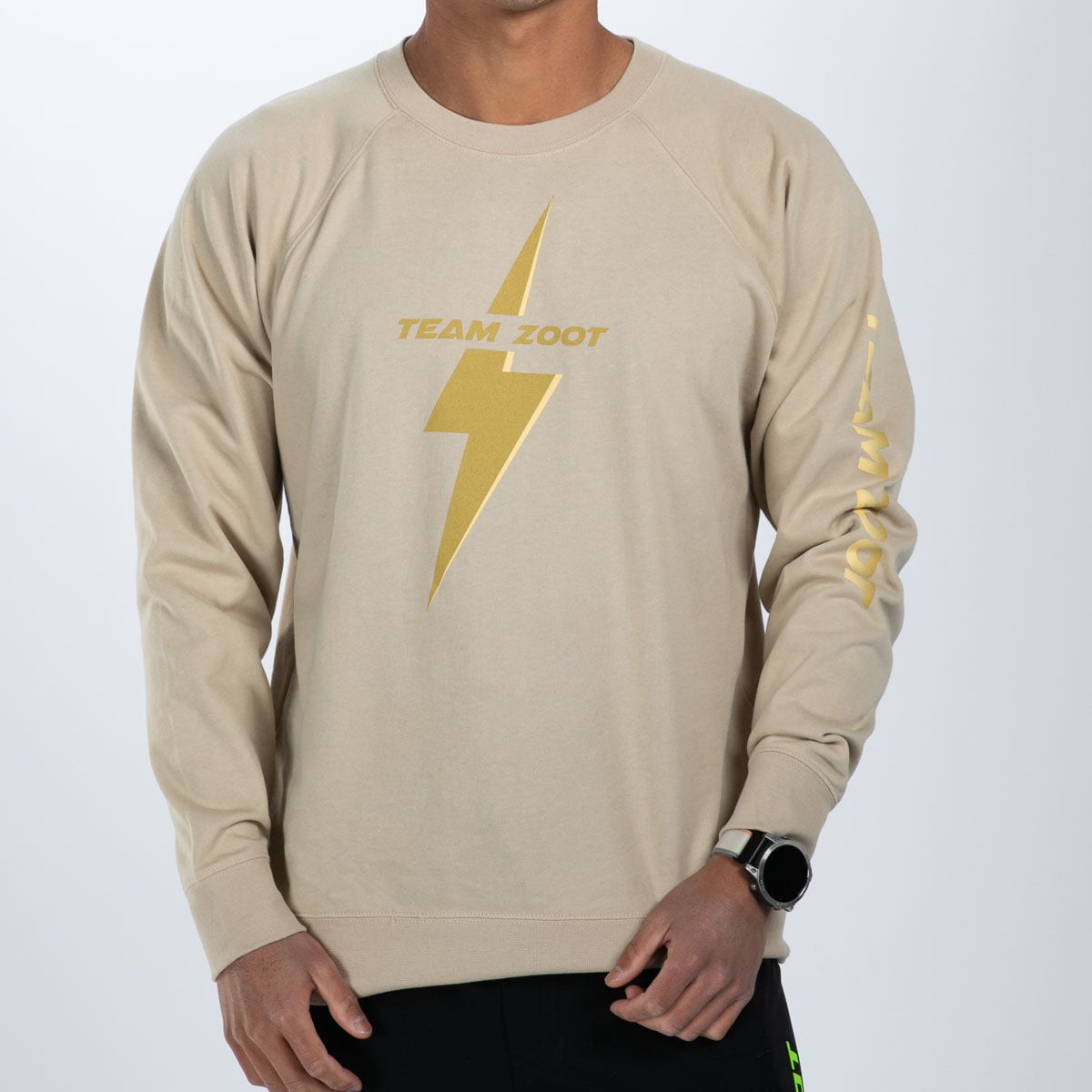 Zoot Sports LIFESTYLE Unisex Terry Crew - Team Zoot 2025 - Sand
