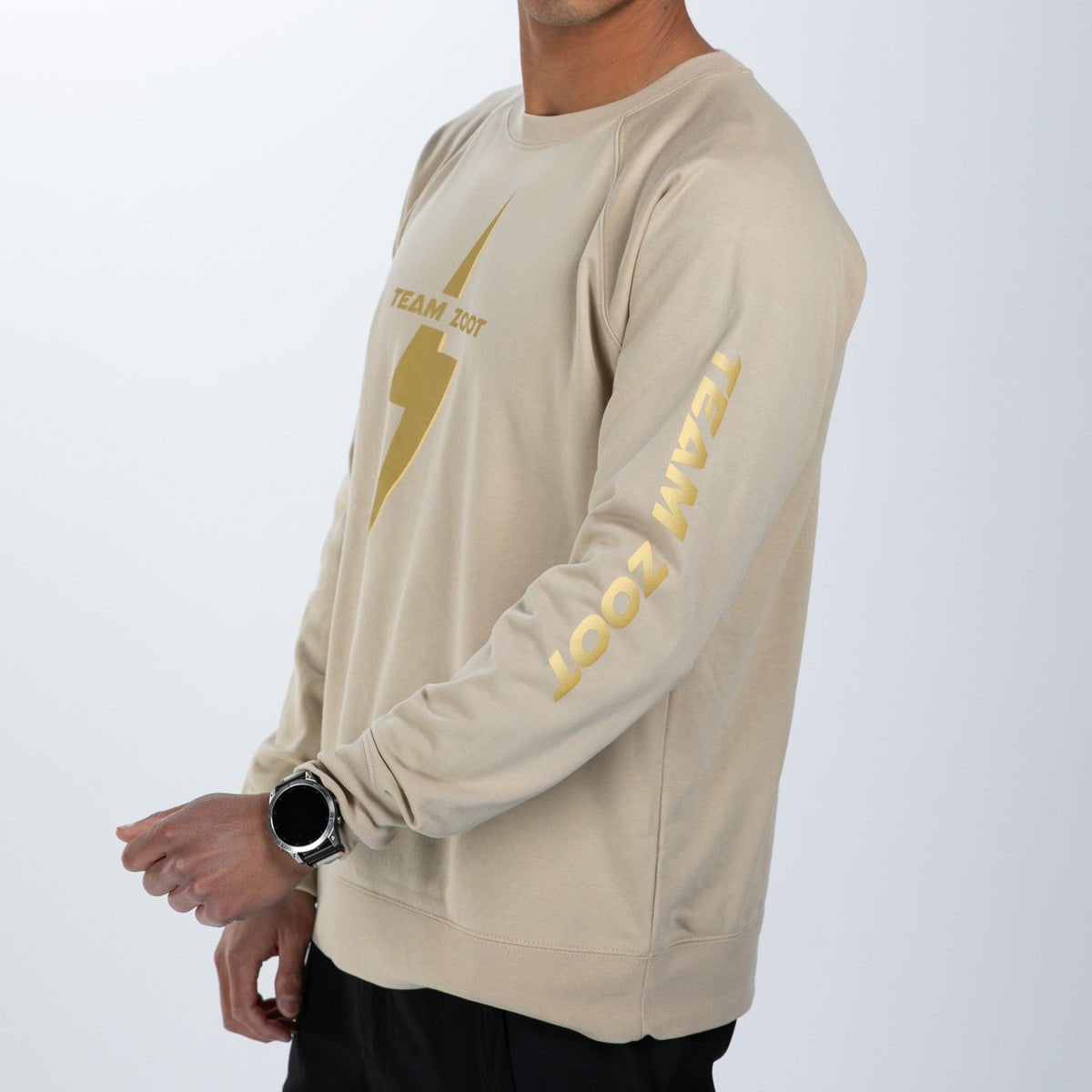 Zoot Sports LIFESTYLE Unisex Terry Crew - Team Zoot 2025 - Sand