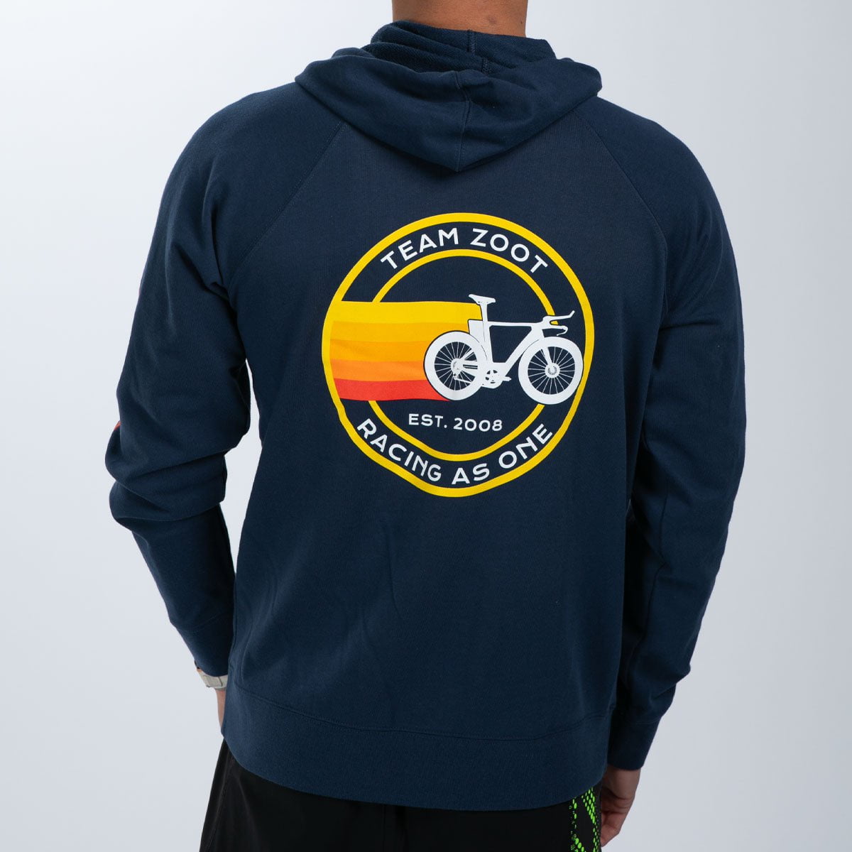 Zoot Sports LIFESTYLE Unisex Terry Zip Hoodie - Team Zoot 2025 - Indigo