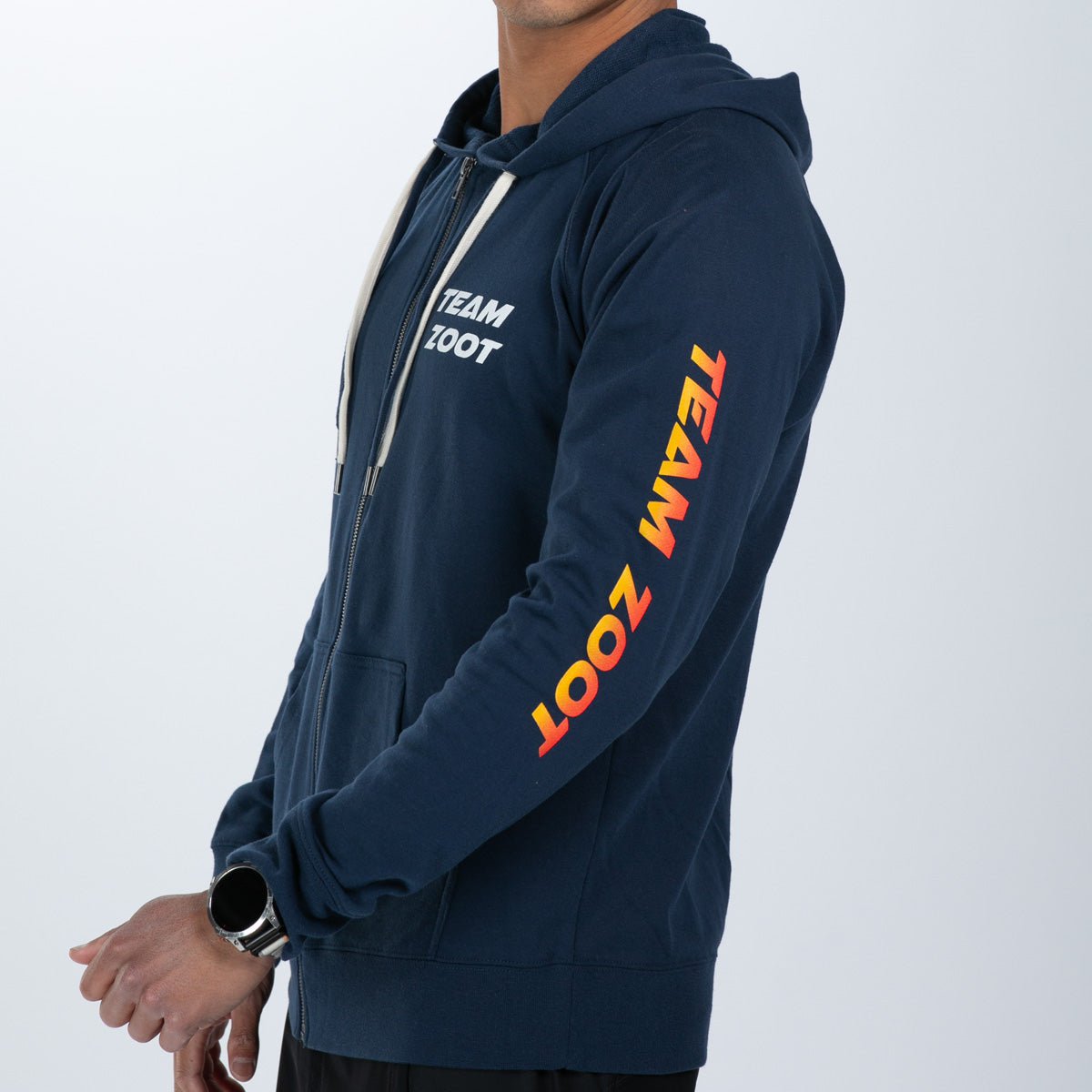 Zoot Sports LIFESTYLE Unisex Terry Zip Hoodie - Team Zoot 2025 - Indigo