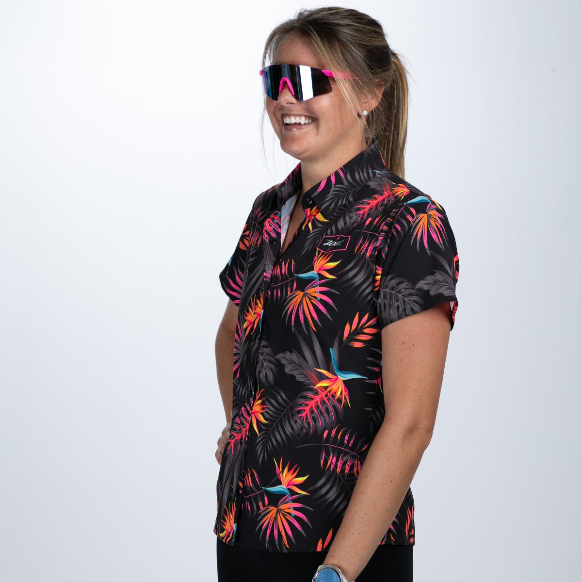 Zoot Sports LIFESTYLE Women's Ltd Party Shirt - Tropical Magic