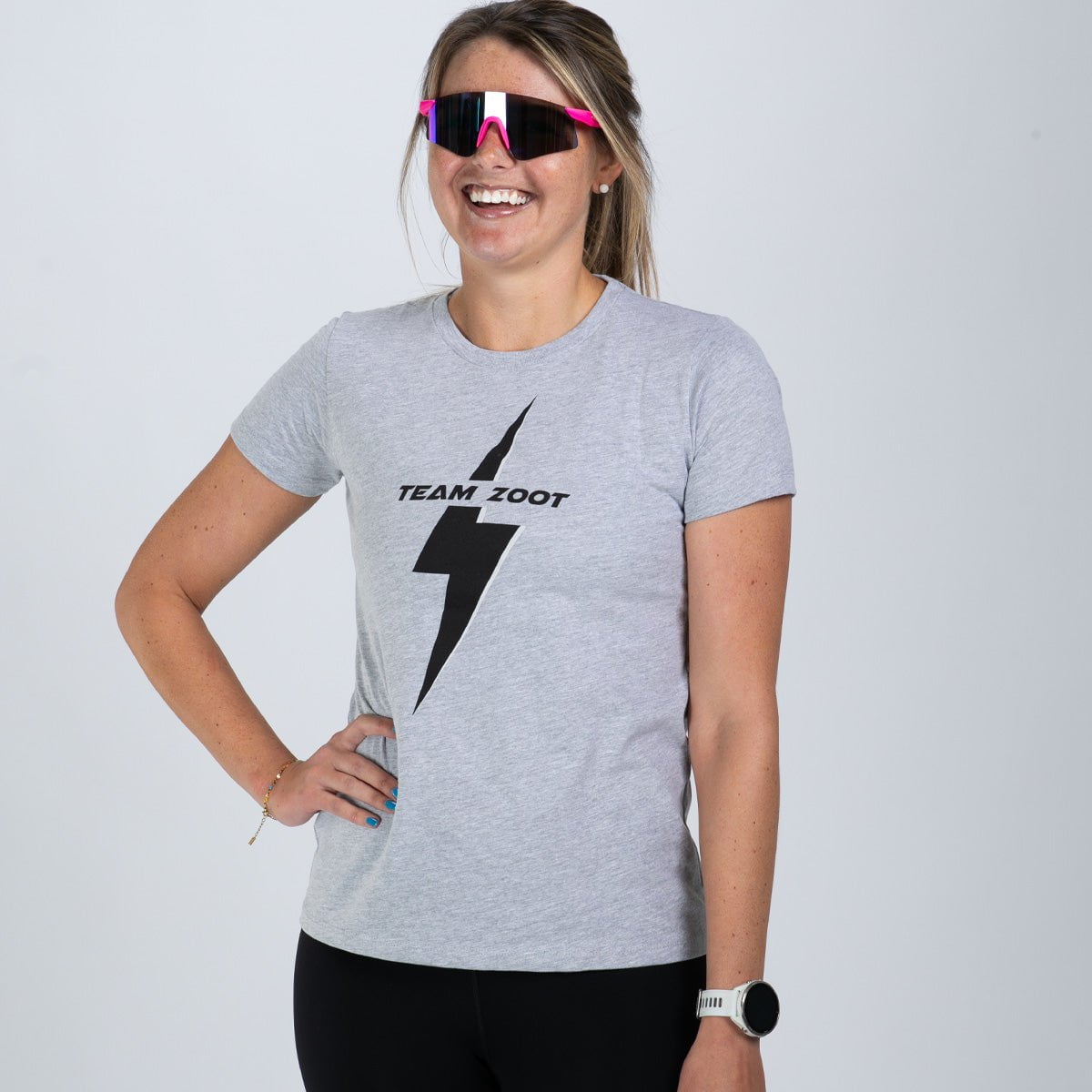 Zoot Sports LIFESTYLE Women's Tee - Team Zoot 2025 - Heather Grey