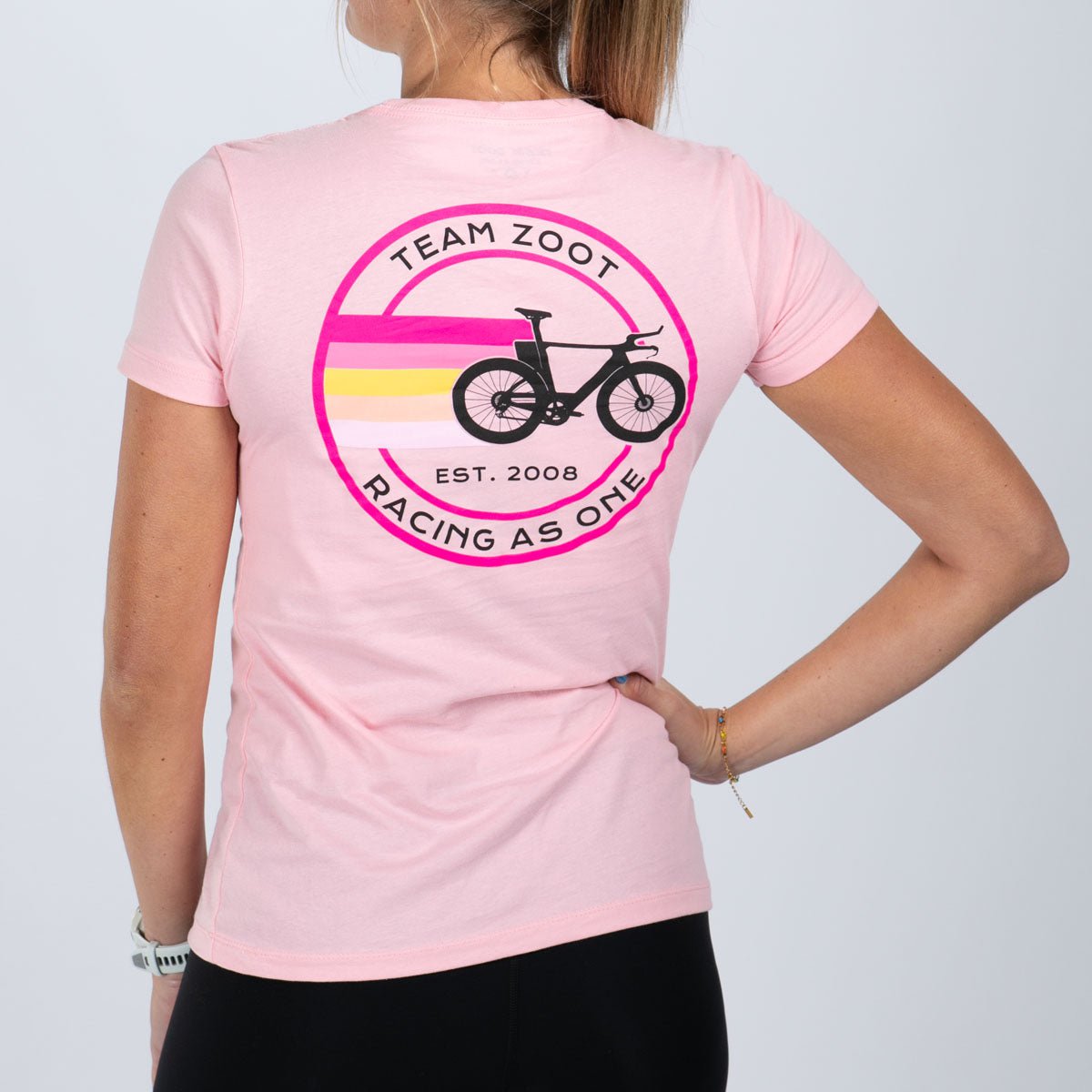 Zoot Sports LIFESTYLE Women's Tee - Team Zoot 2025 - Light Pink