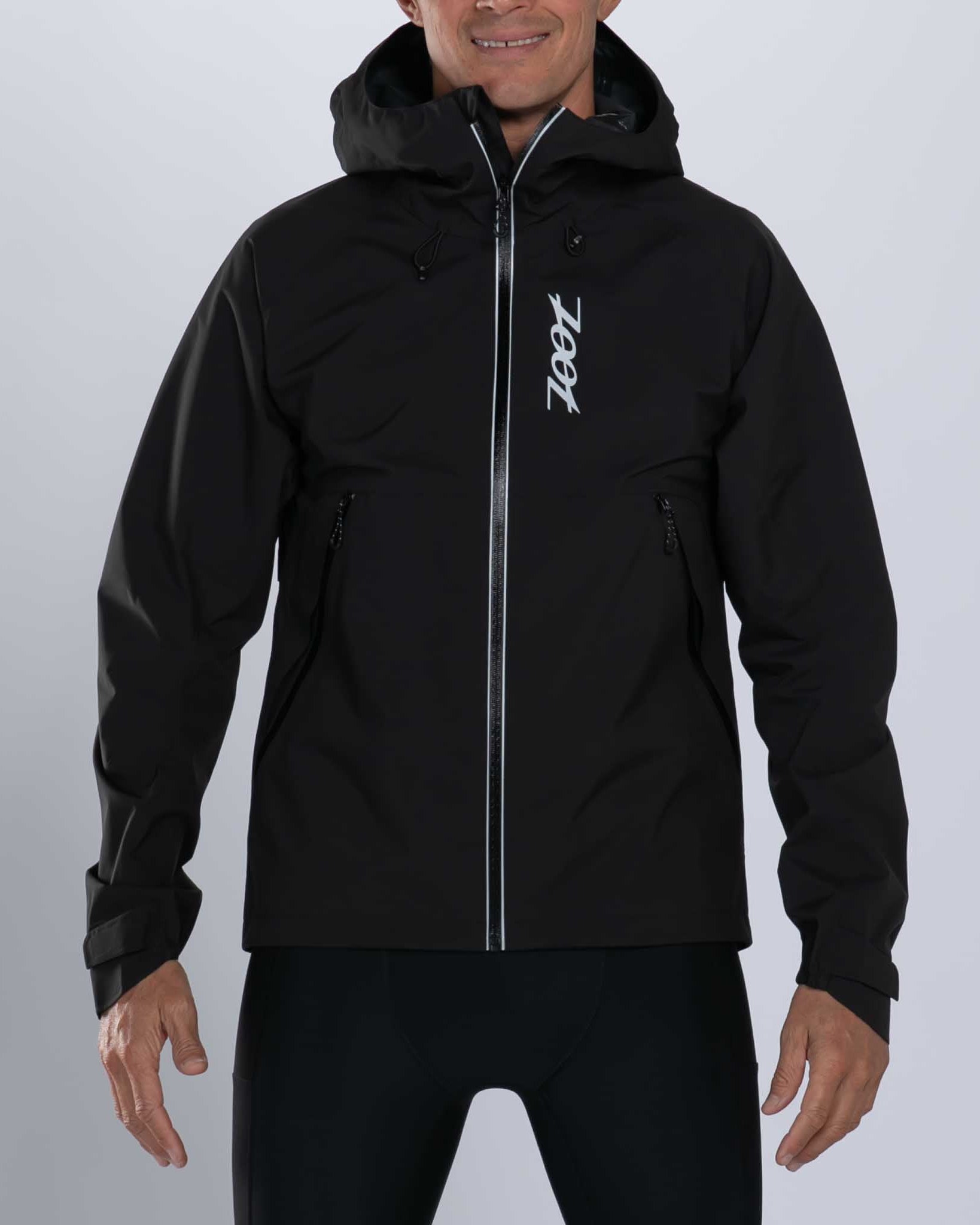 Zoot Sports OUTERWEAR Men's Elite Waterproof Jacket - Black
